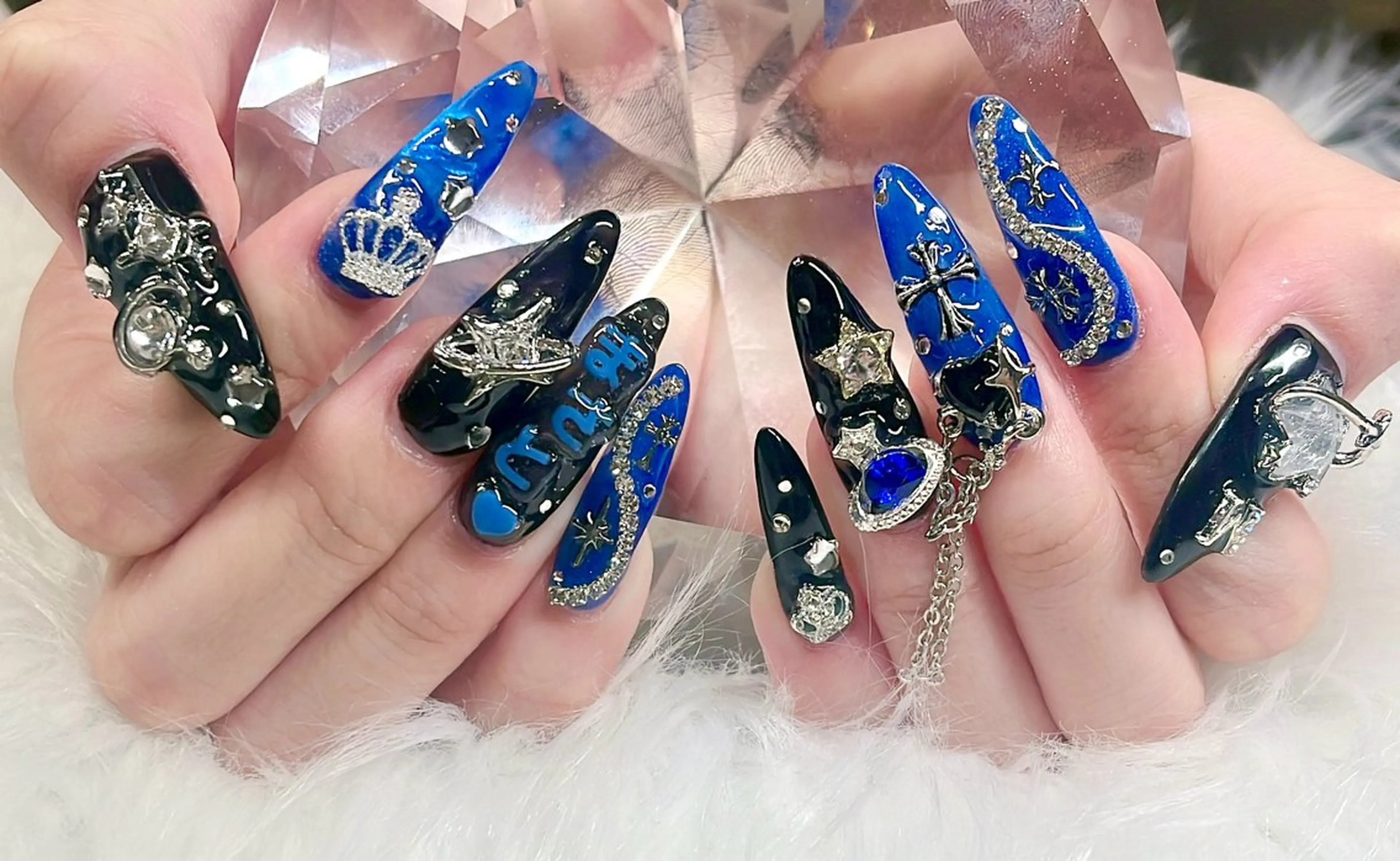 【HAND】チップ長さだし+やり放題 パーツ付け放題¥15000→¥13000の写真