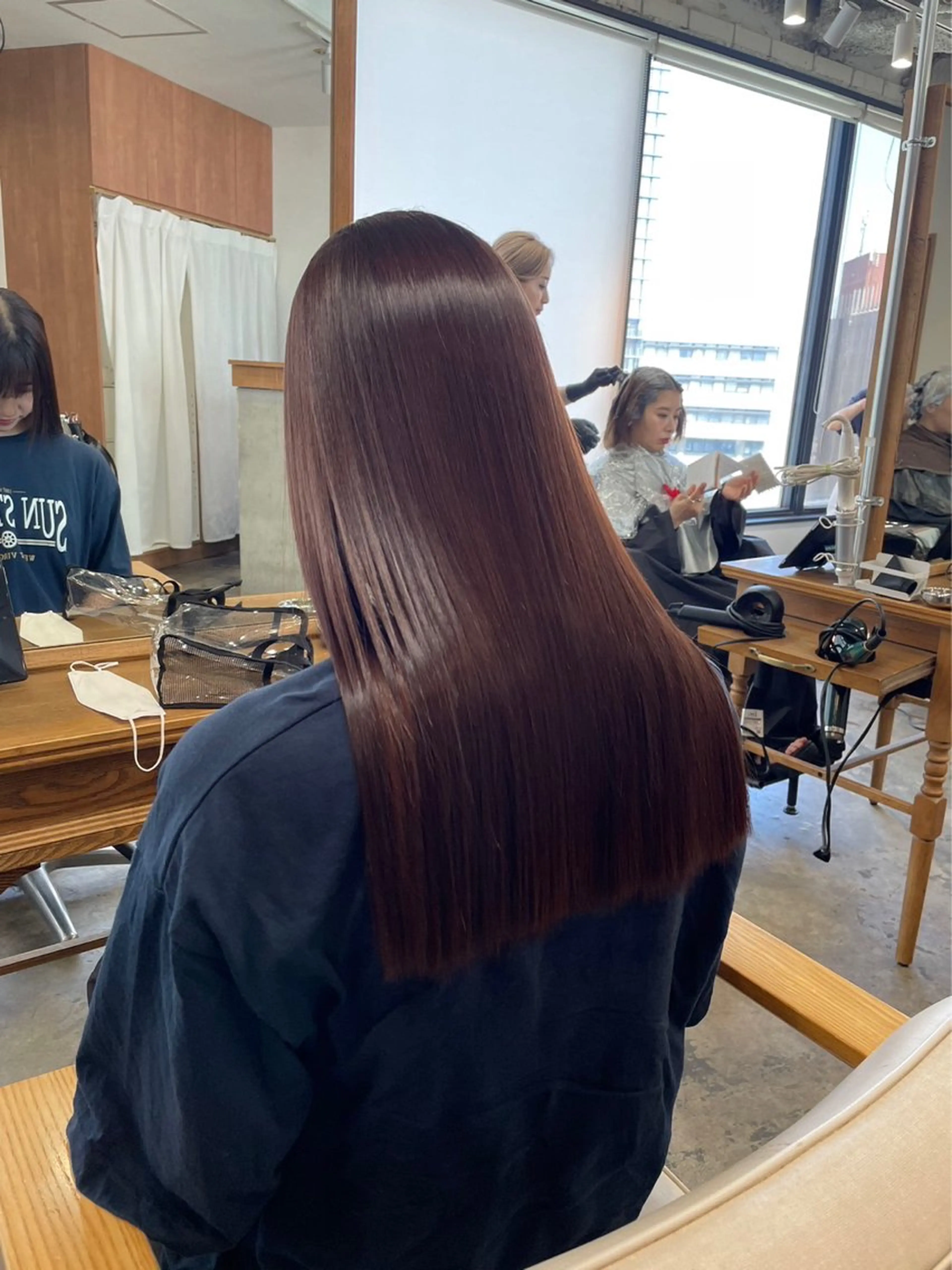 ロング カラー パーマ ヘアアレンジ メンズ エクステモデル募集 💗大阪梅田/川上のヘアスタイル