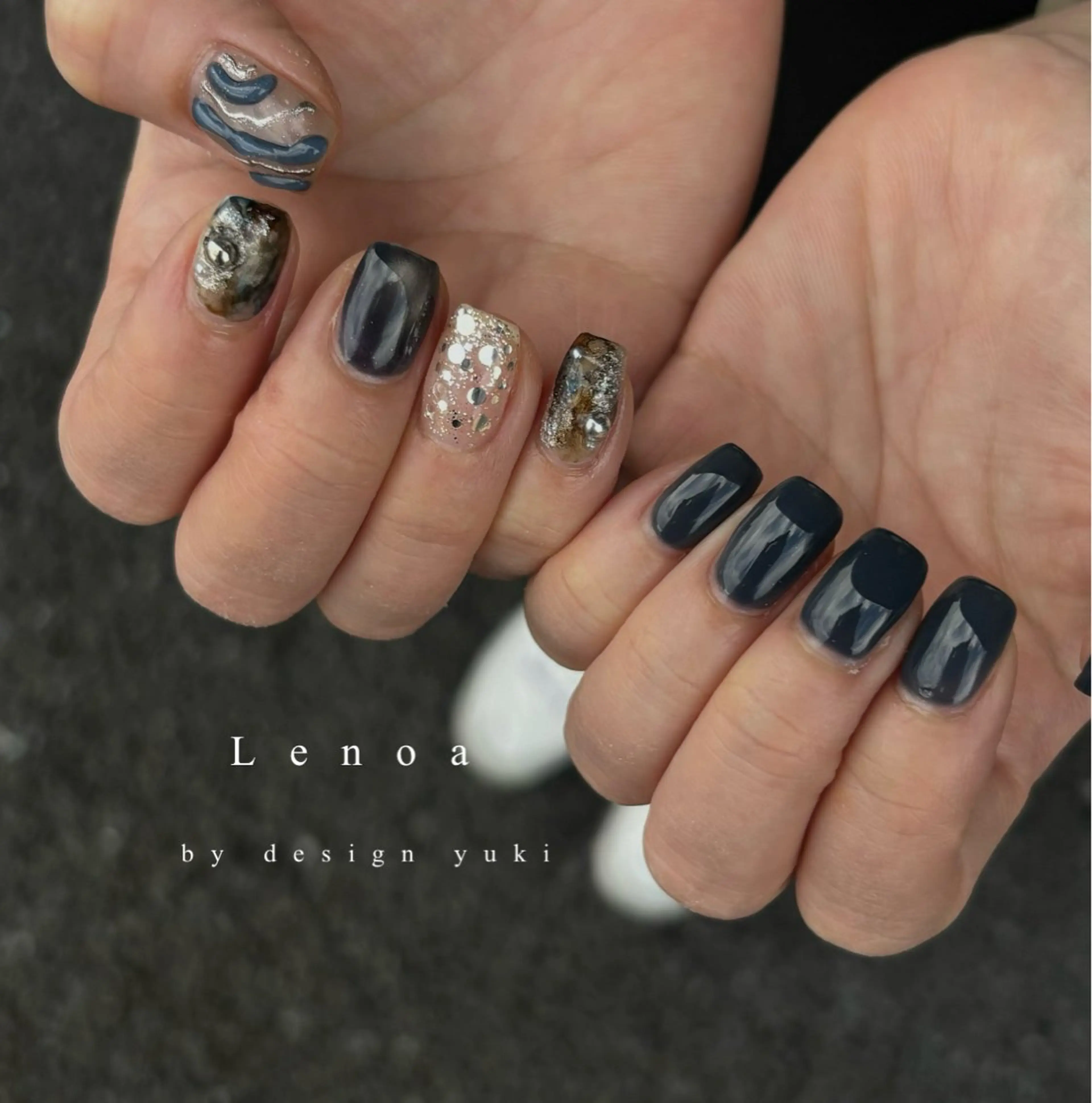 ネイル ハンドネイル Lenoa Yukiのネイルデザイン