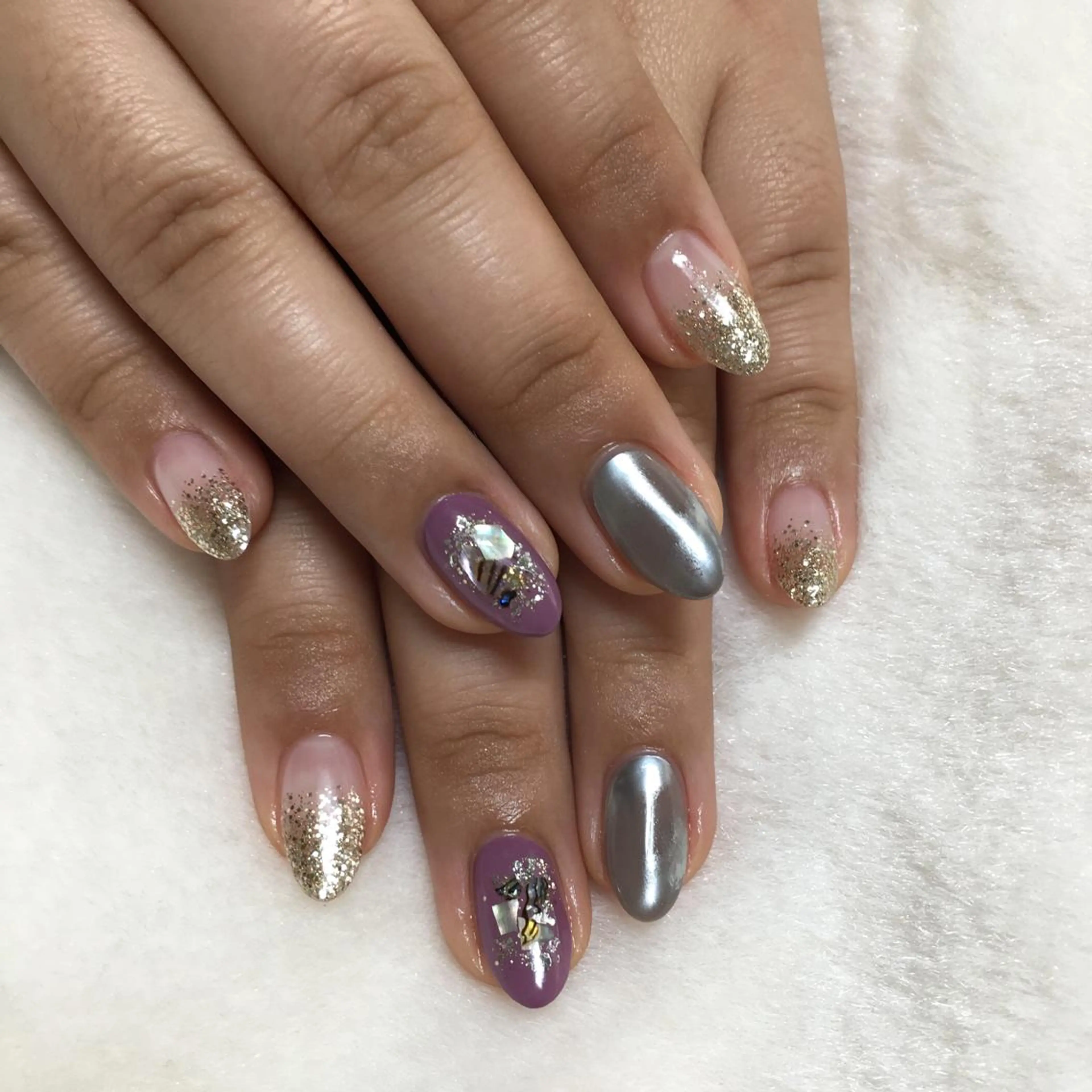 ネイル ニュアンスネイル ハンドネイル kipinail 川﨑えりかのネイルデザイン