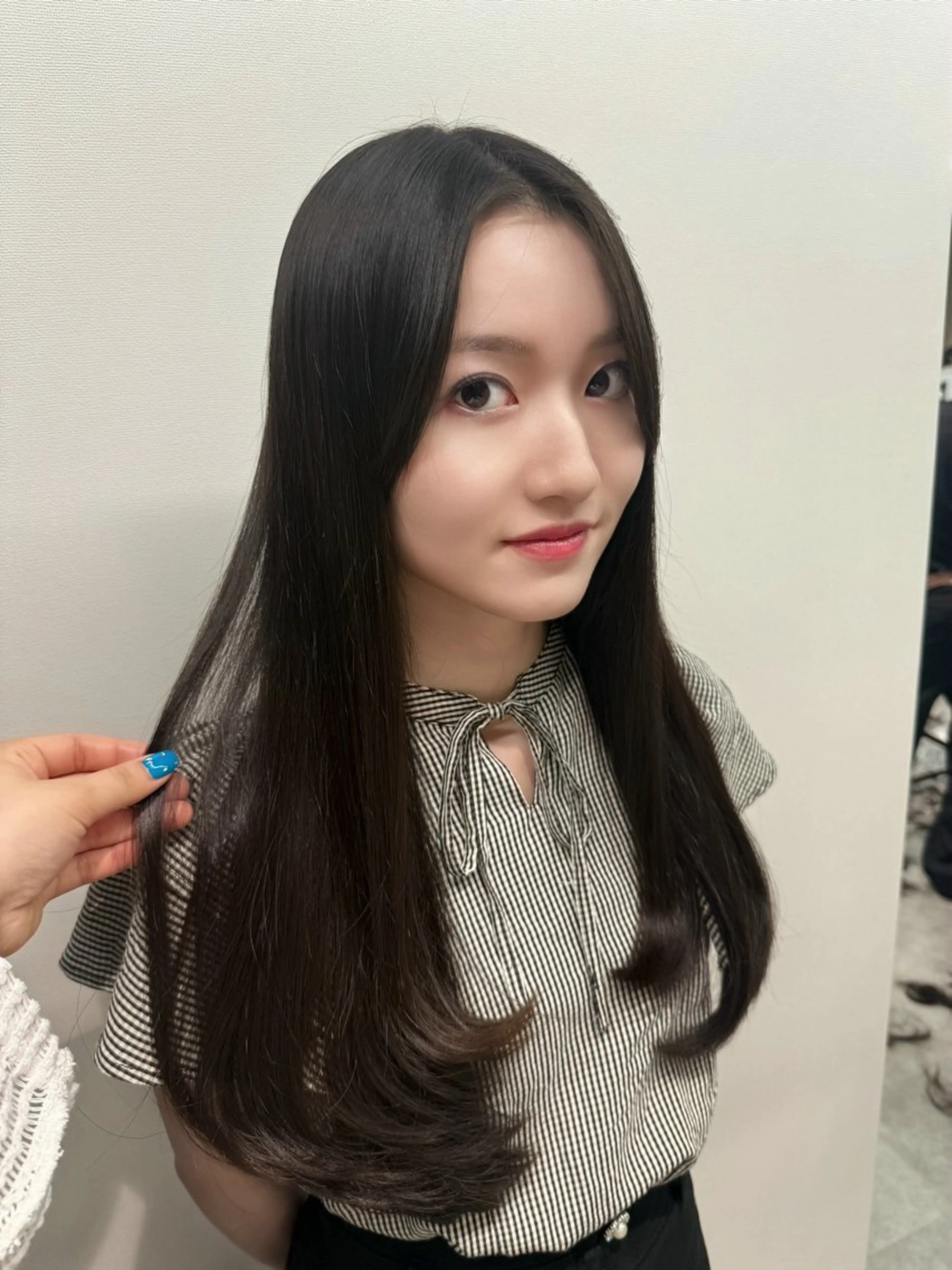 ロング レイヤーカット ローレイヤー カット トリートメント 韓国レイヤー× 艶髪 池袋/ハナ🌷のヘアスタイル