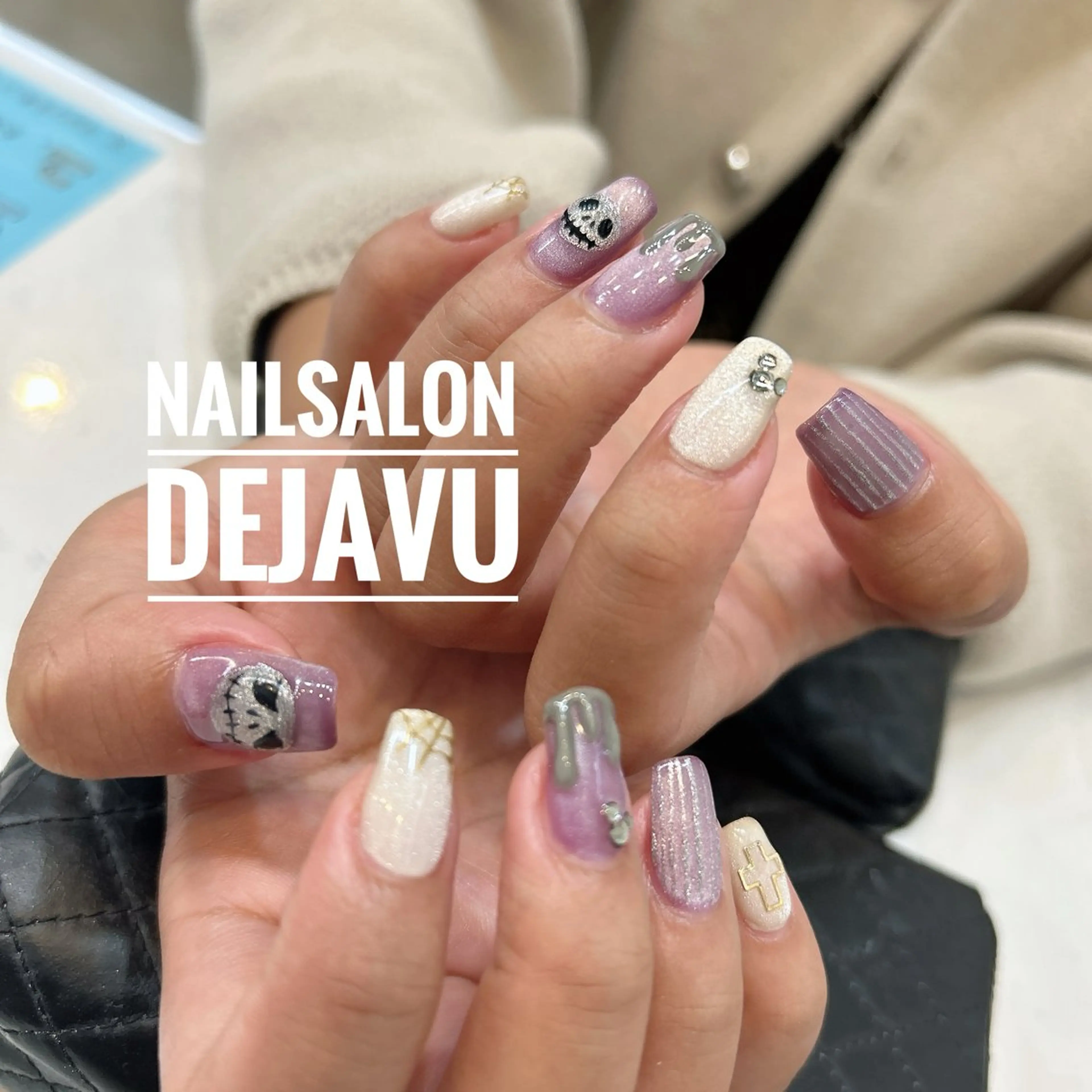 ネイル ハロウィン ハンドネイル Nailsalon Dejavuのネイルデザイン