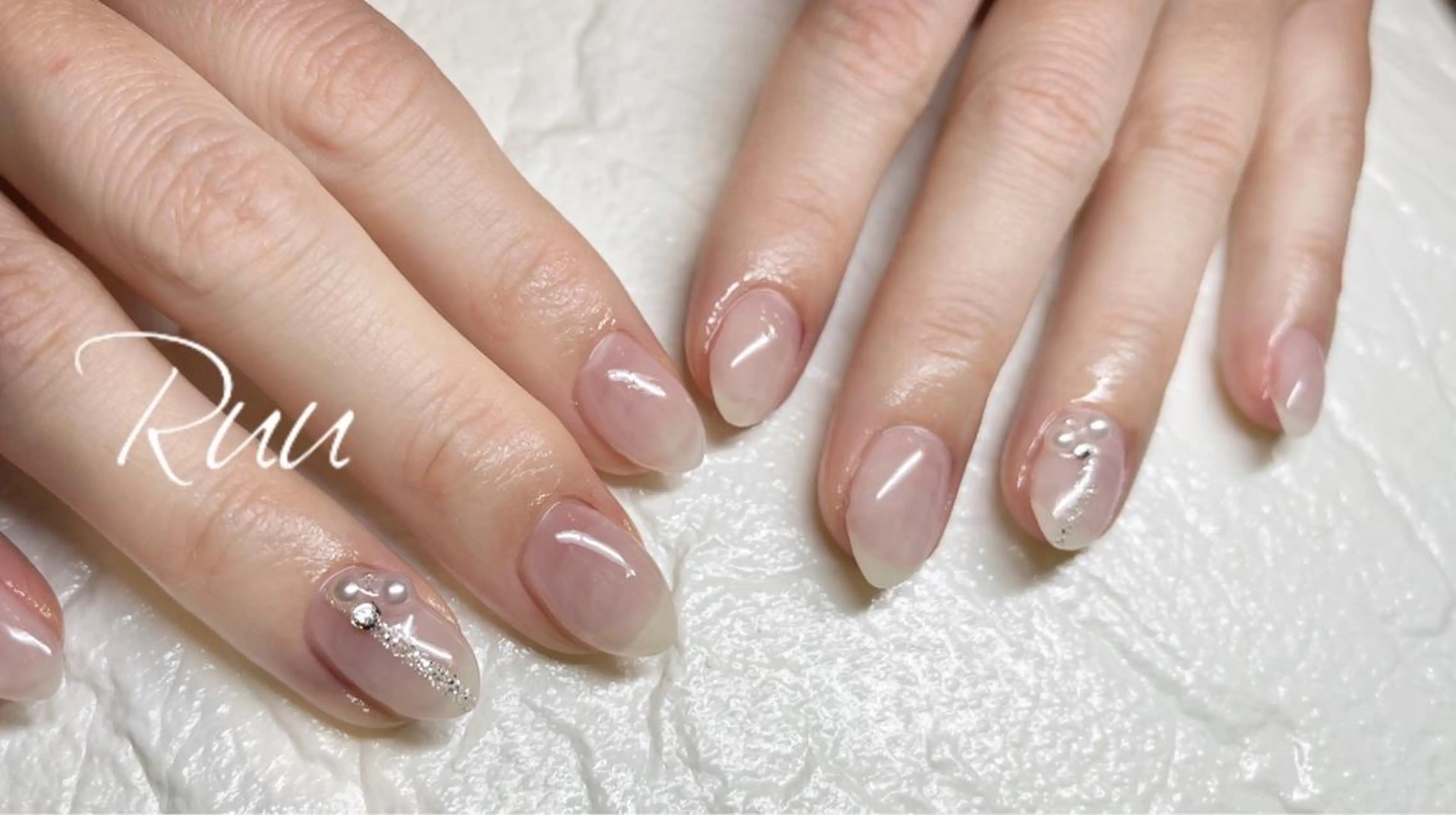 ネイル アートネイル フットネイル フレンチネイル キラキラネイル 韓国ネイル Nail salon Ruuのネイルデザイン