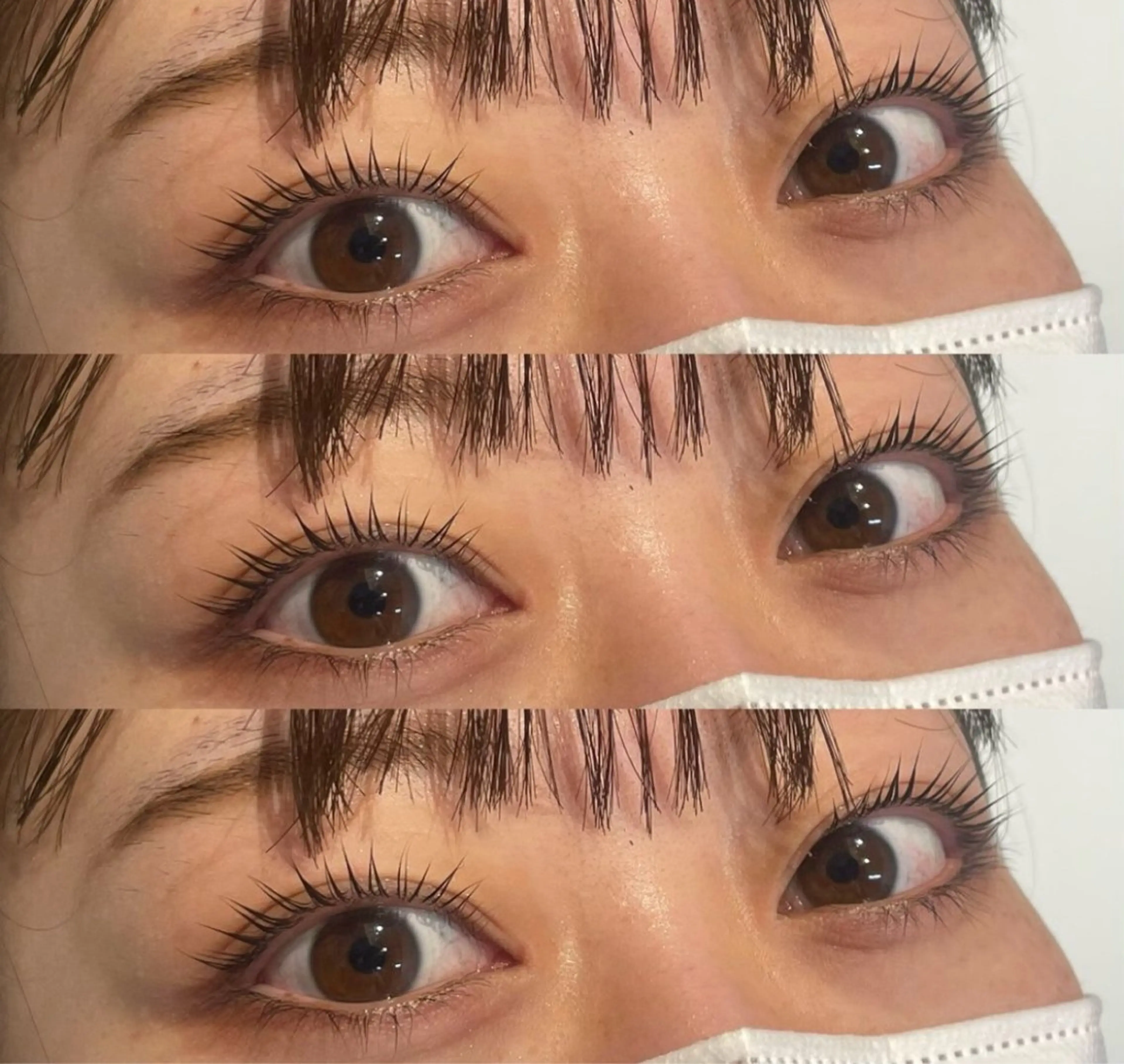 マツエク・マツパ 🎀モテ暖色× 艶カラーちな🎀のマツエク・マツパデザイン