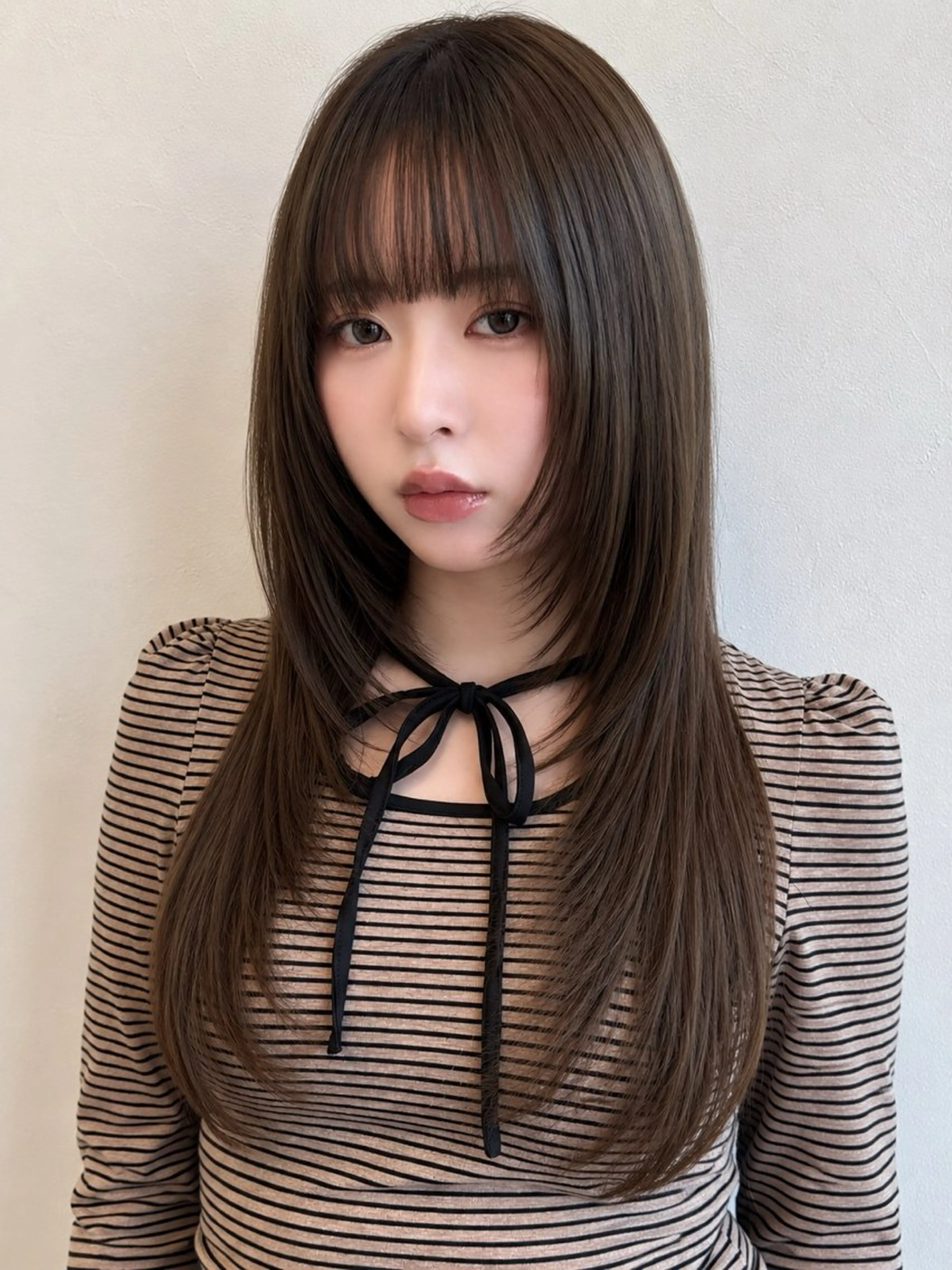 ロング 縮毛矯正 カット 縮毛矯正 トリートメント 優李 ゆうり‪のヘアスタイル