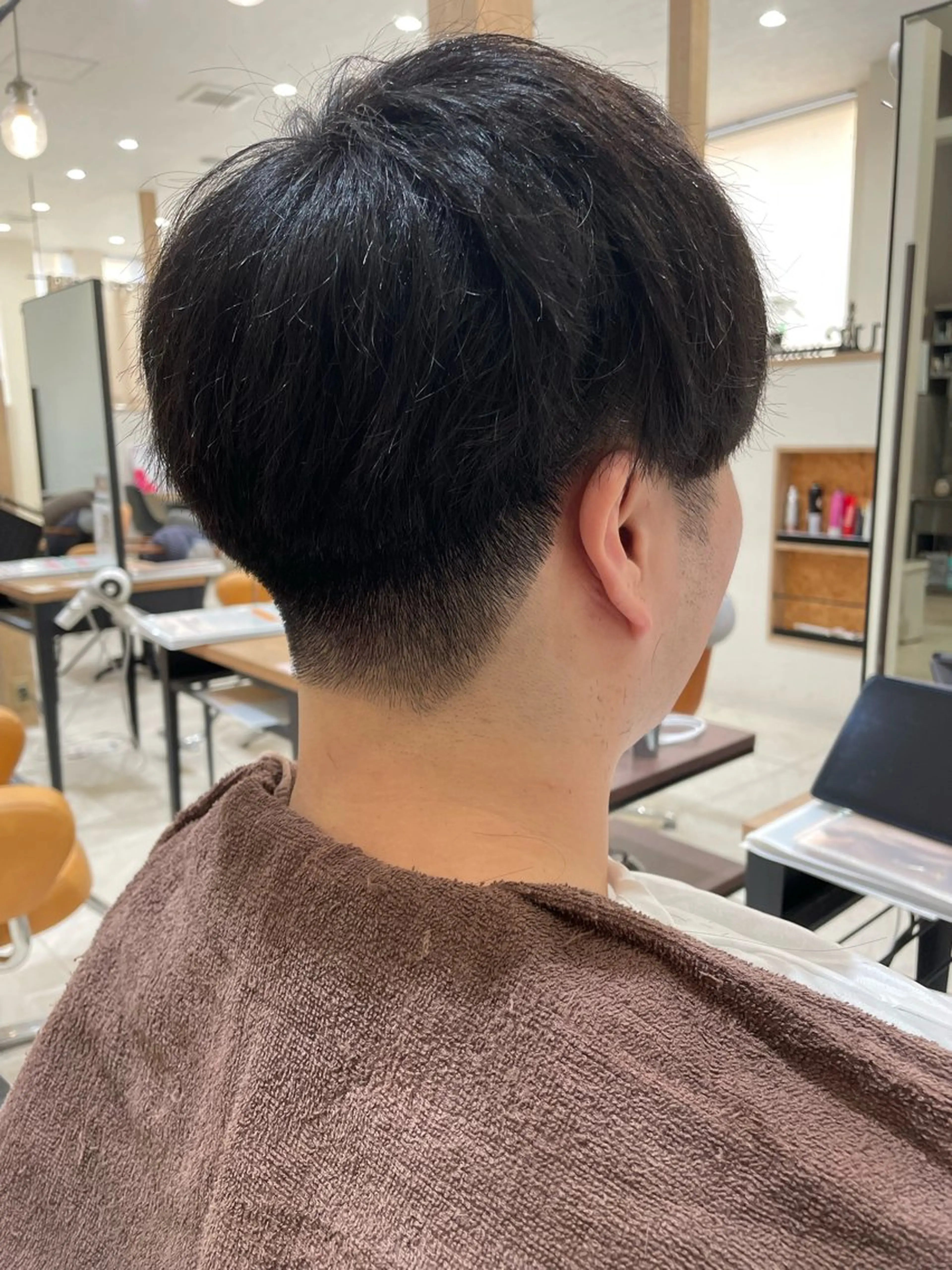 ミディアム メンズ 野水 隆雅のヘアスタイル