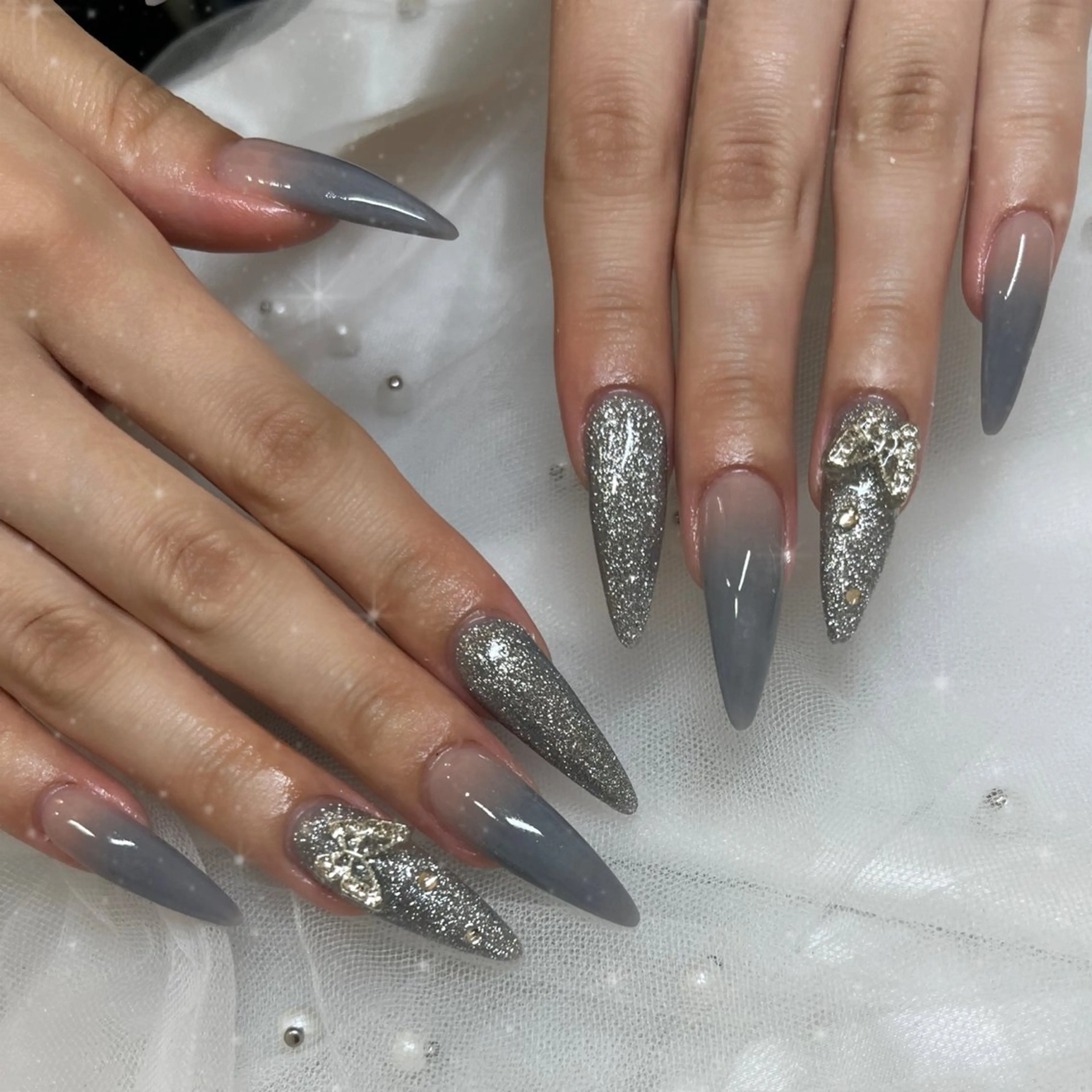 ネイル ロングネイル スカルプネイル ハンドネイル BlueDaisy 栄本店のネイルデザイン