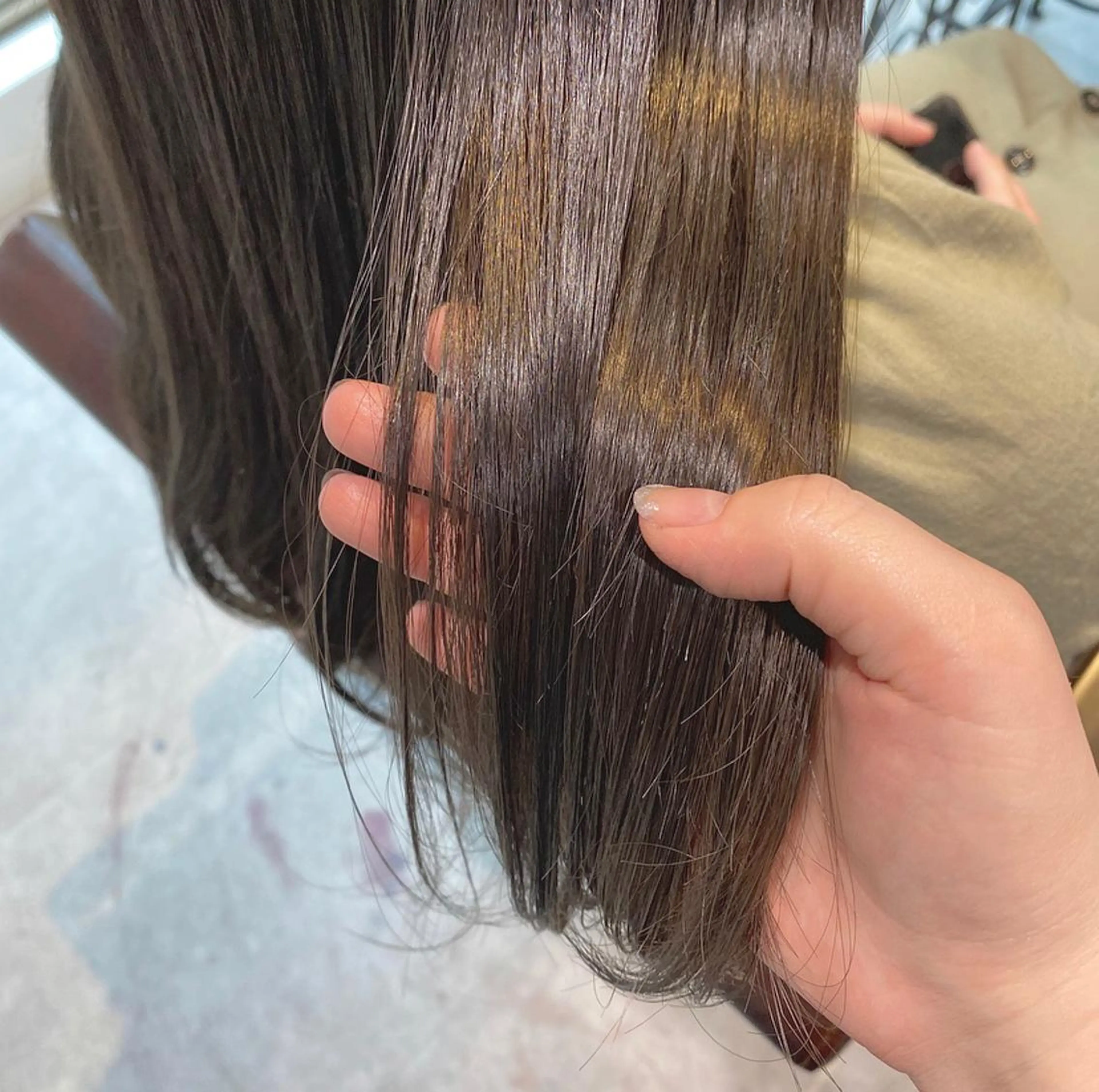 ロング アッシュ 𓍯柔らかhair 𓍯 yukinoのヘアスタイル