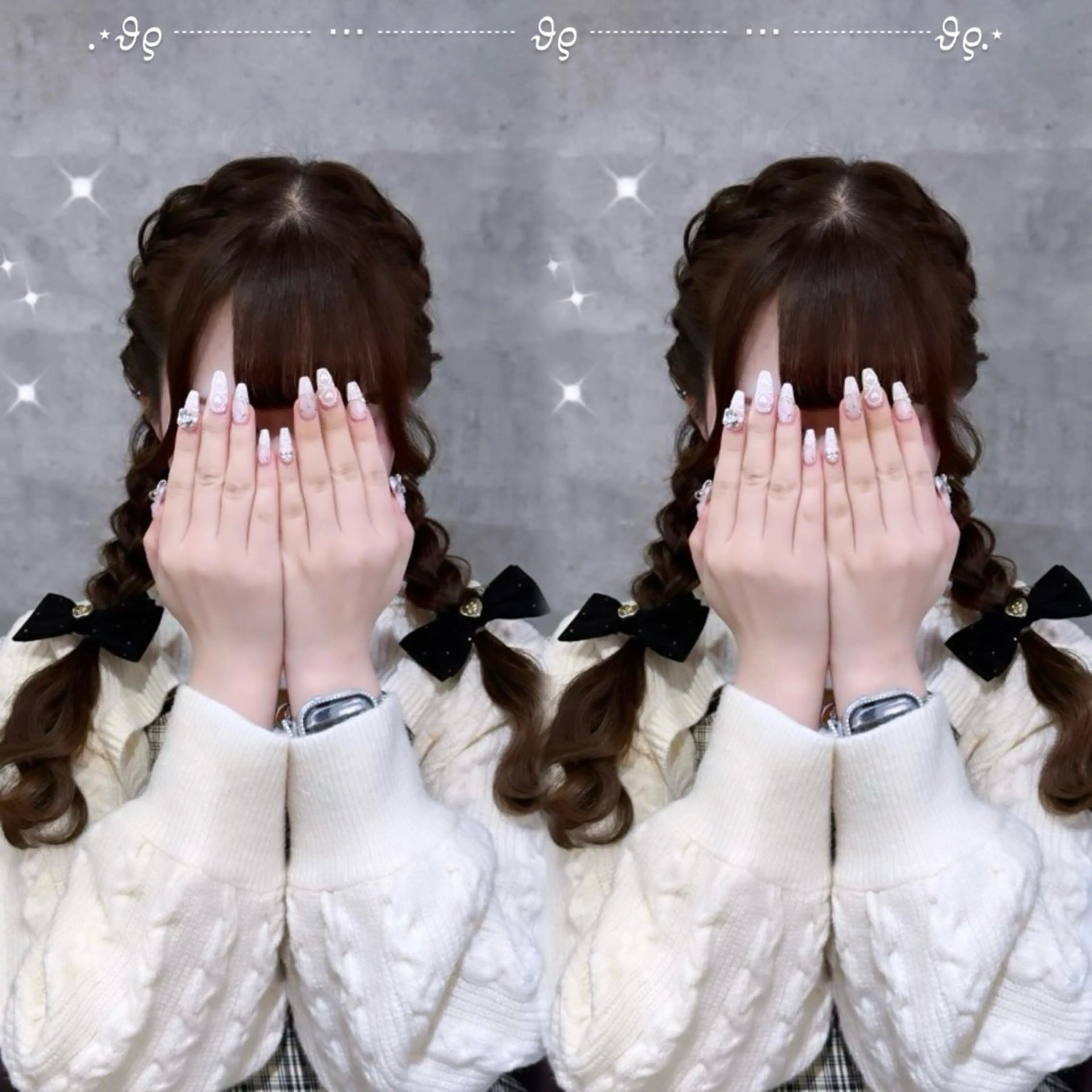 ロング OZ梅田♡ ゆはなブリーチのヘアスタイル