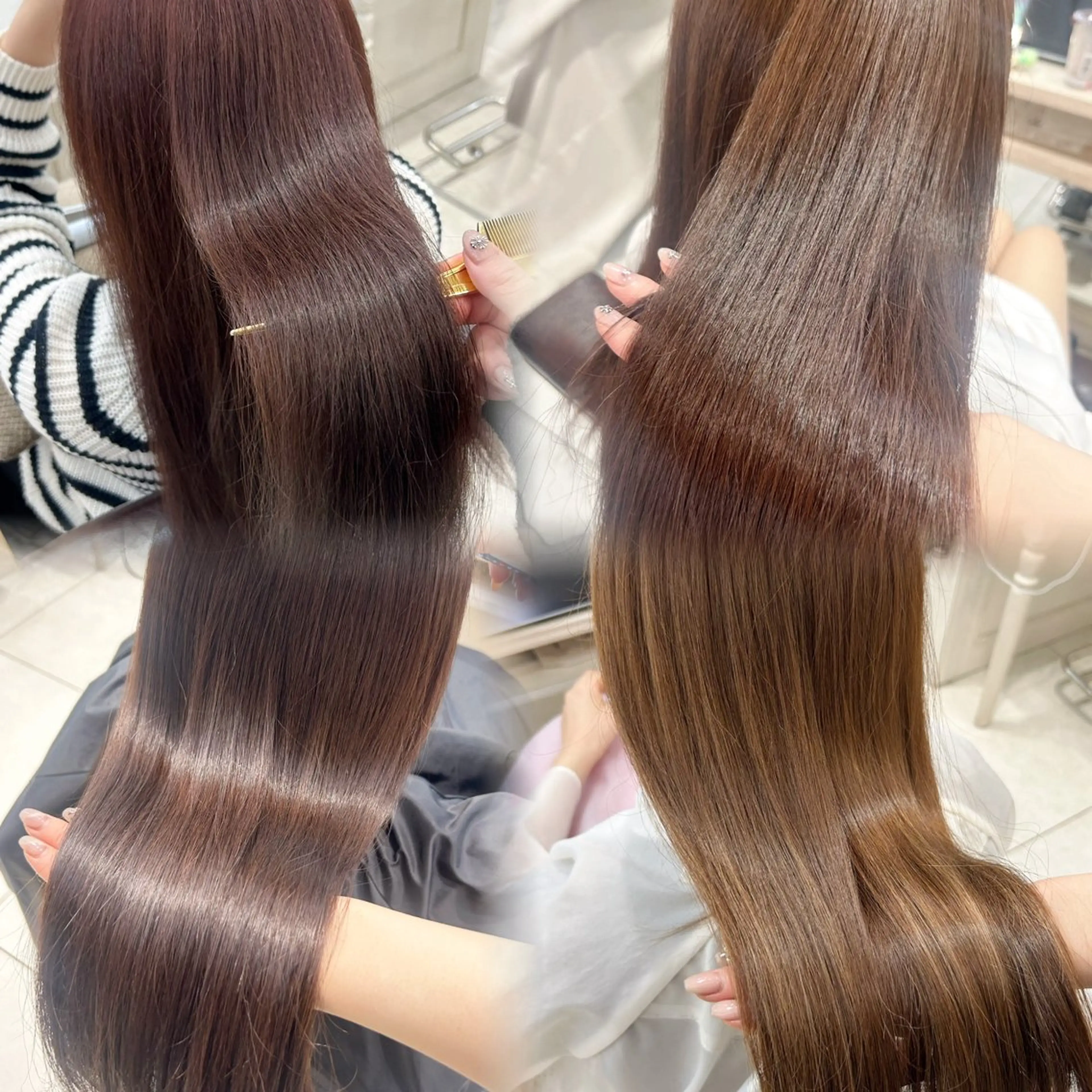 🎟イルミナカラー+グロストリートメント🤍の写真