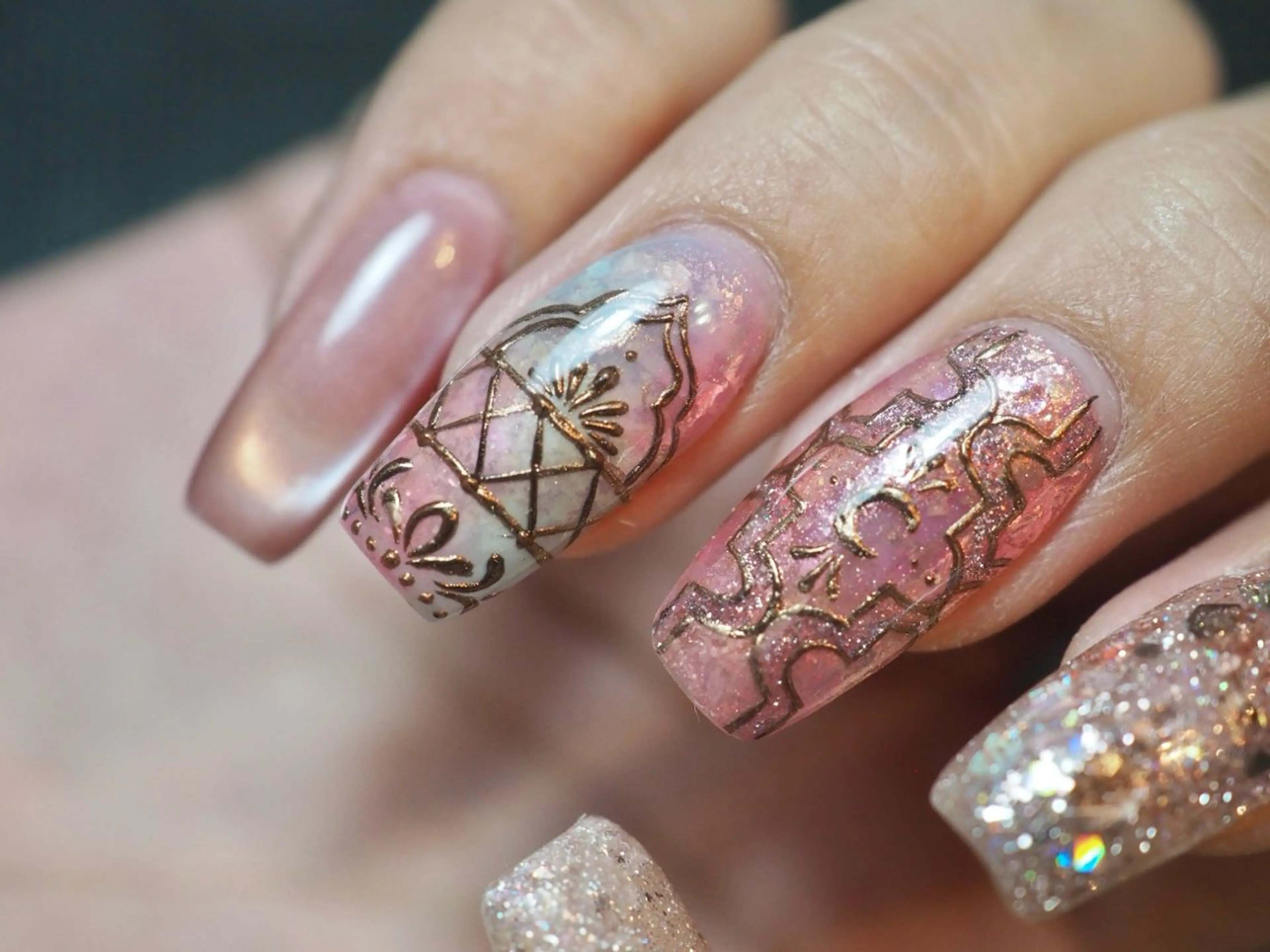 ネイル 7nail所属・なんば7nail YUZUHAのネイルデザイン