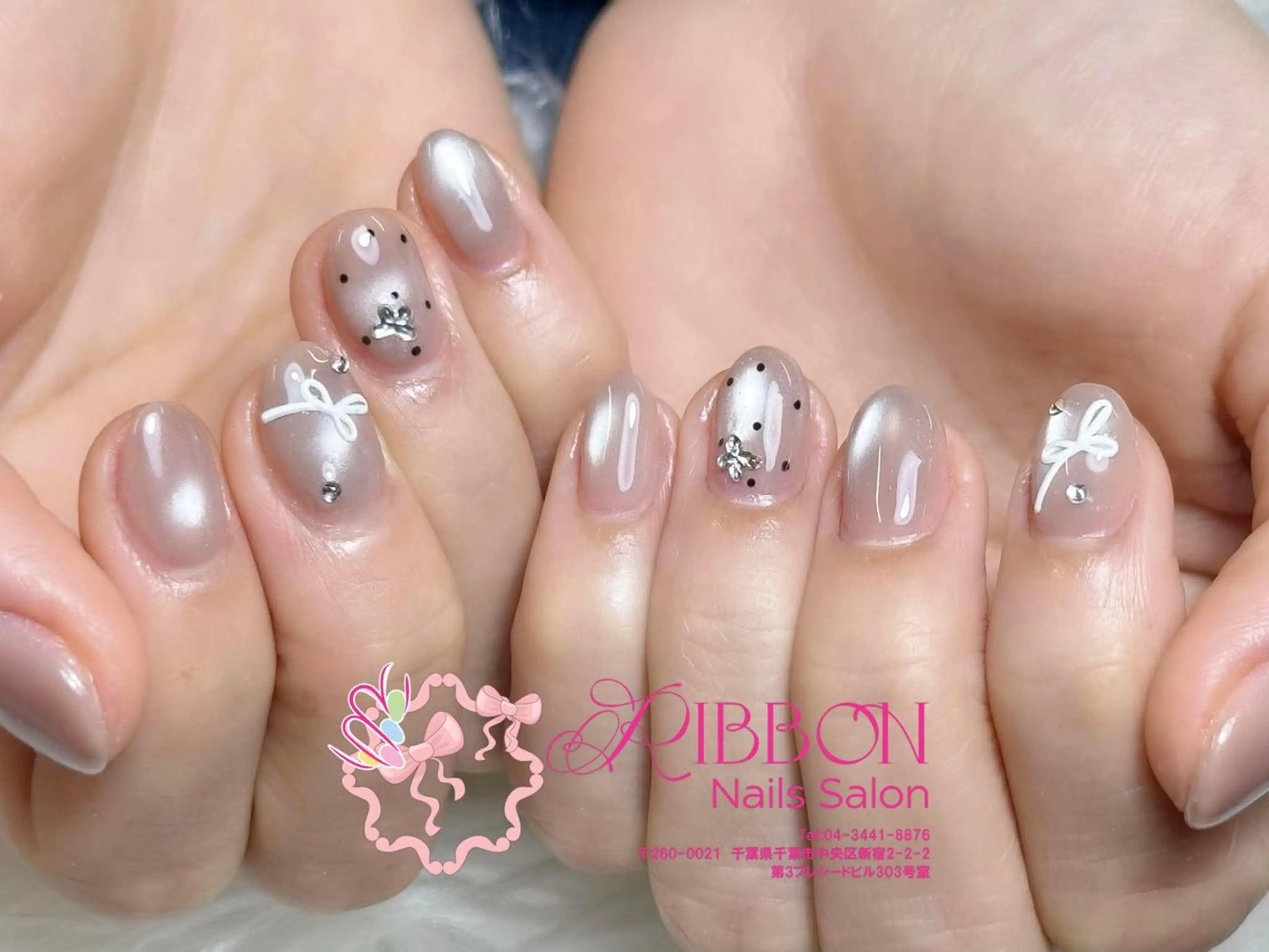 ネイル フレンチネイル ジェルネイル マグネットネイル 持ち込み ニュアンスネイル ハンドネイル Na minのネイルデザイン