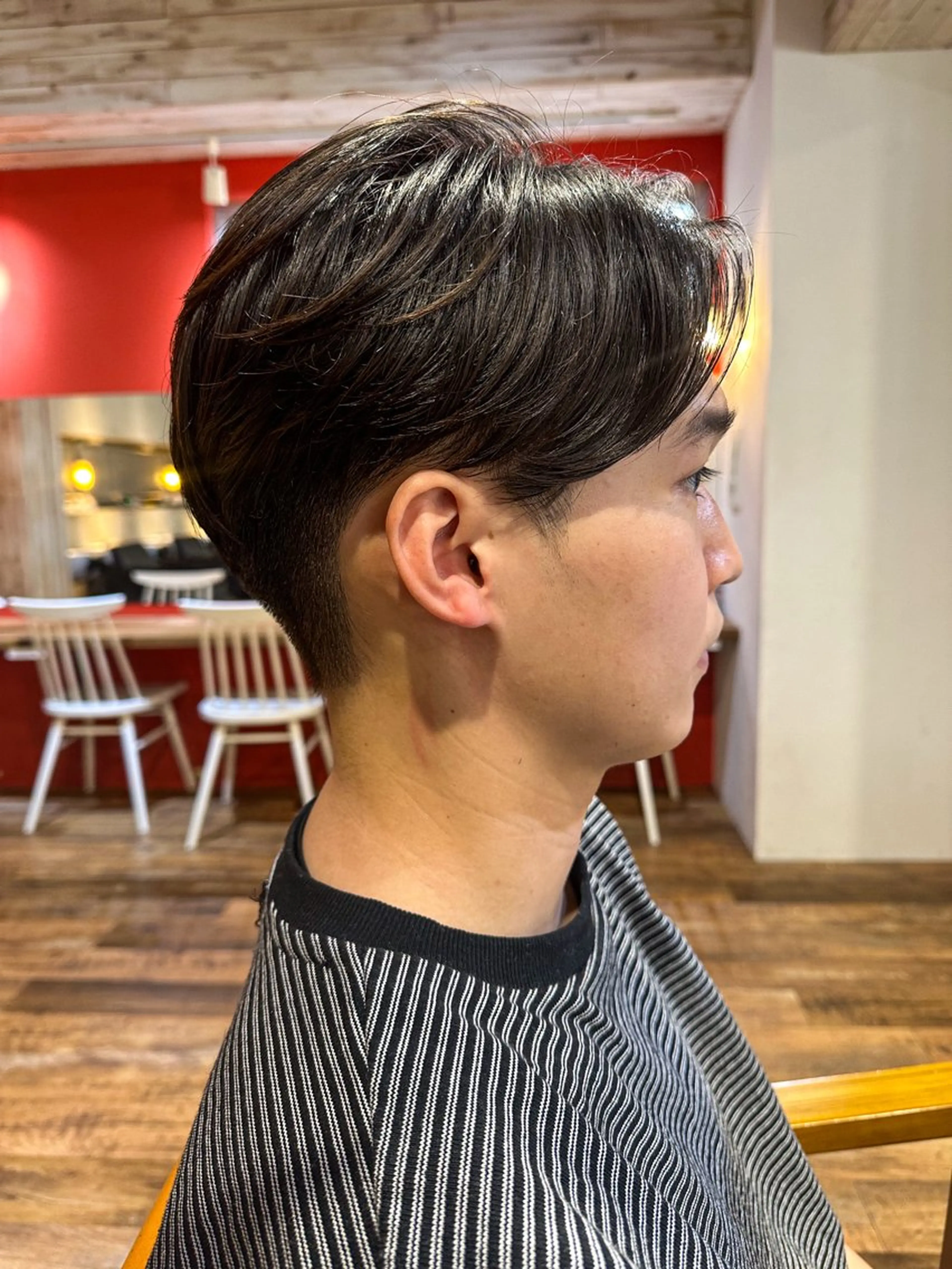 ショート メンズ カット 横浜美容室／暖色系 michika🌹のヘアスタイル