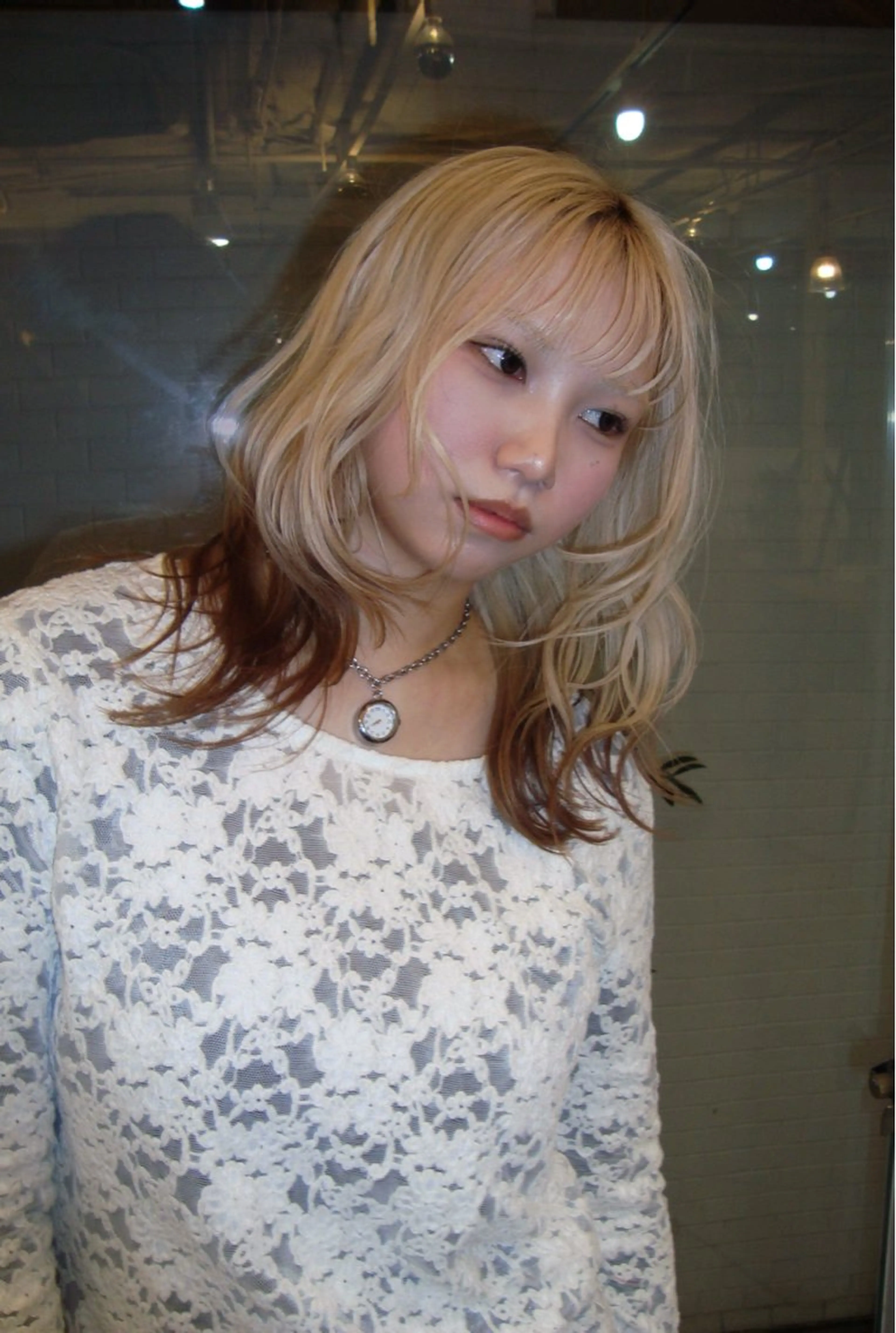 セミロング ヘアカラー リュウキ/レイヤー/ ナチュラル/モードのヘアスタイル