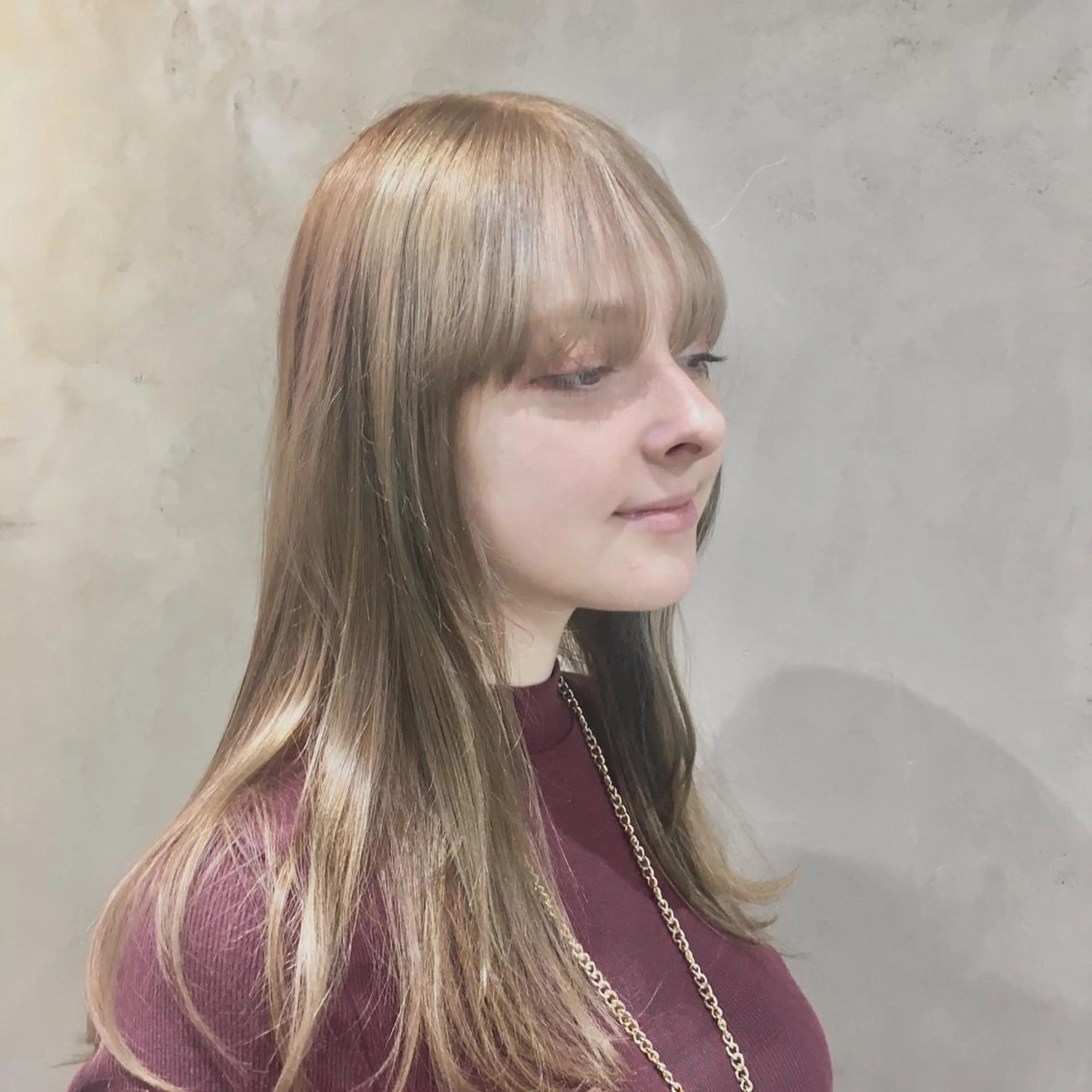 セミロング ヘアカラー トリートメント 渋谷🎨ブリーチ特化 ×エクステ🎨レンのヘアスタイル