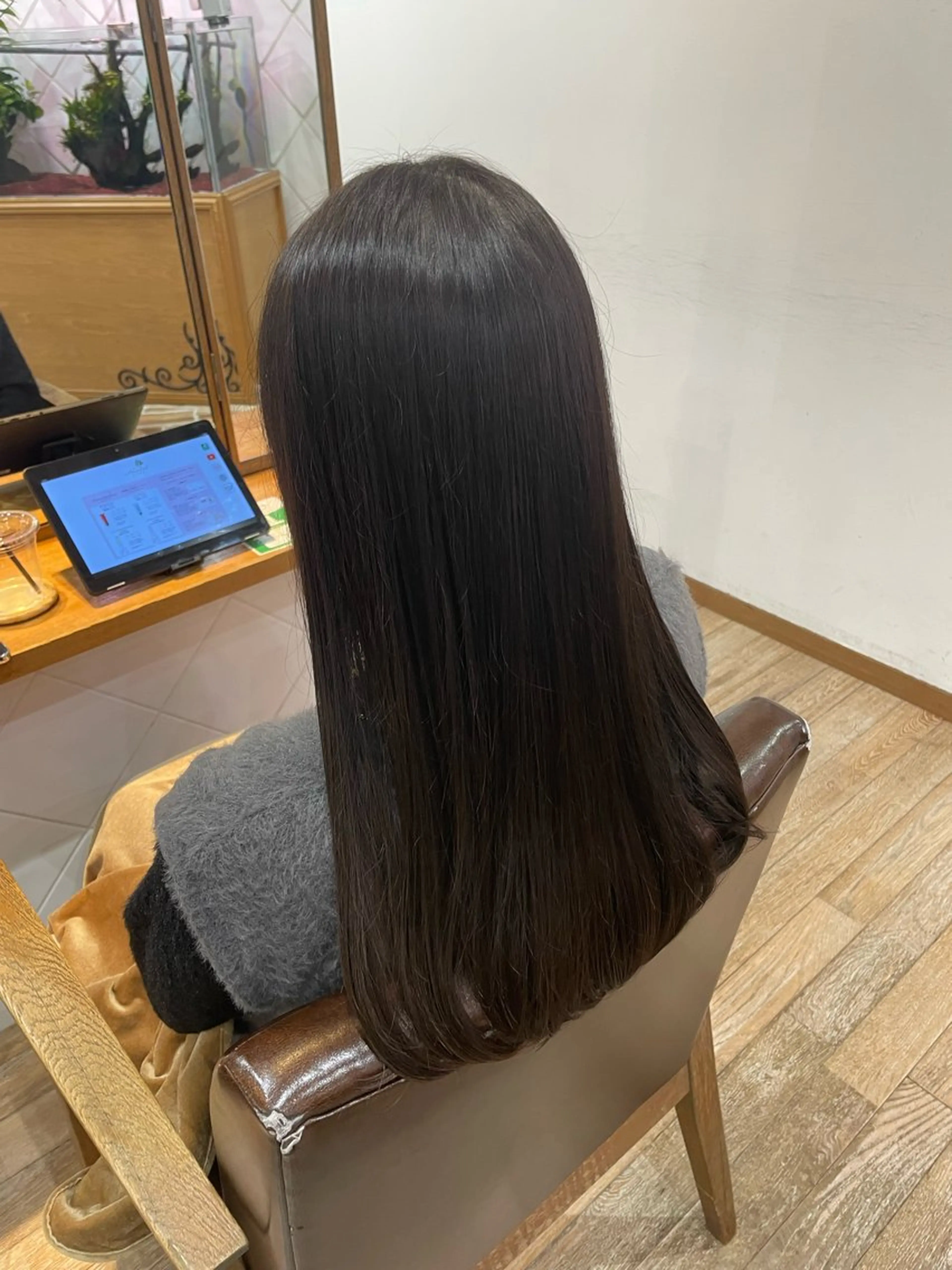 ⭐️営業中メニュー⭐️縮毛矯正の写真