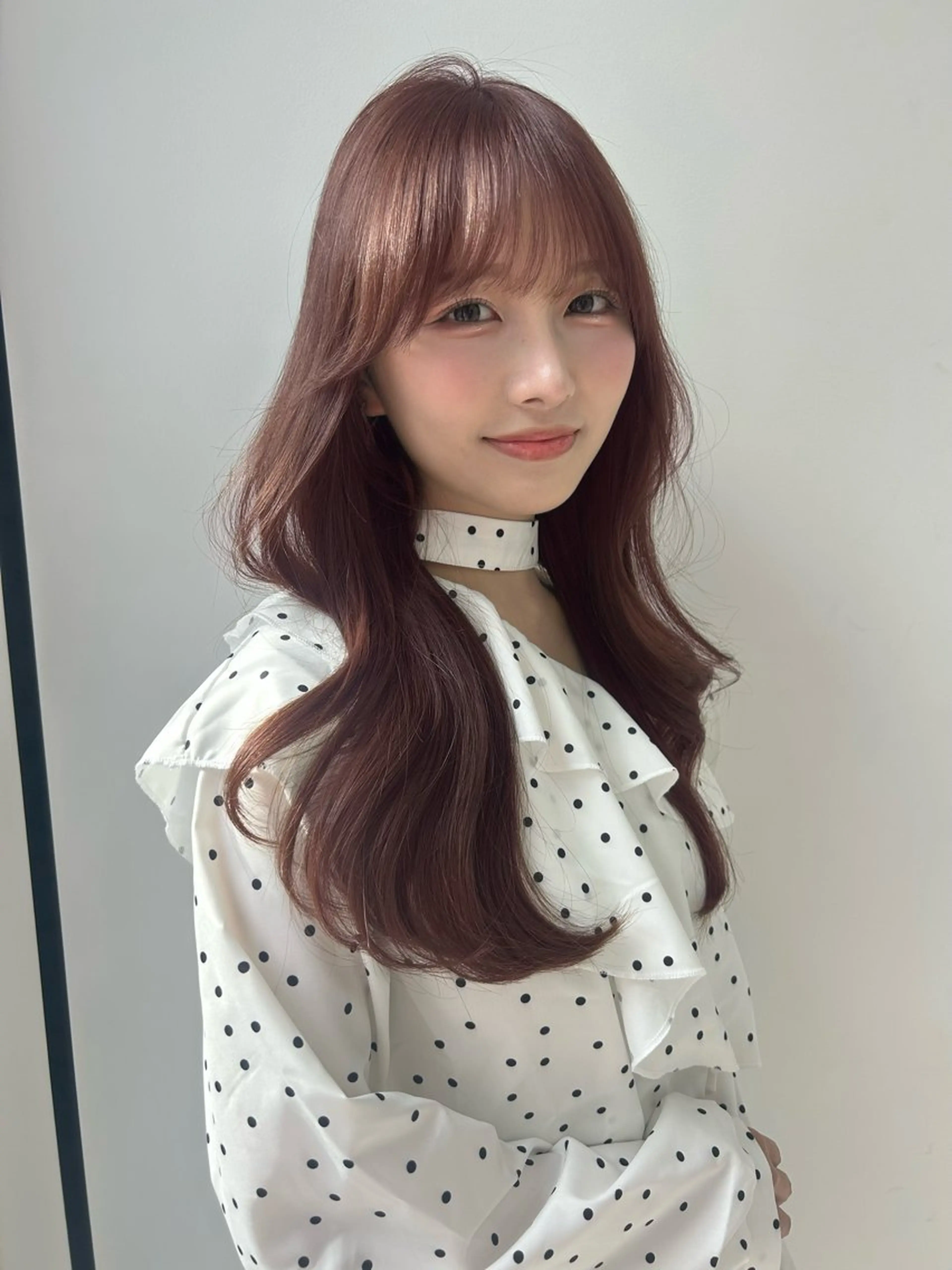 ロング ヘアカラー Ami♡表参道/艶髪 ピンク/盛れカットのヘアスタイル