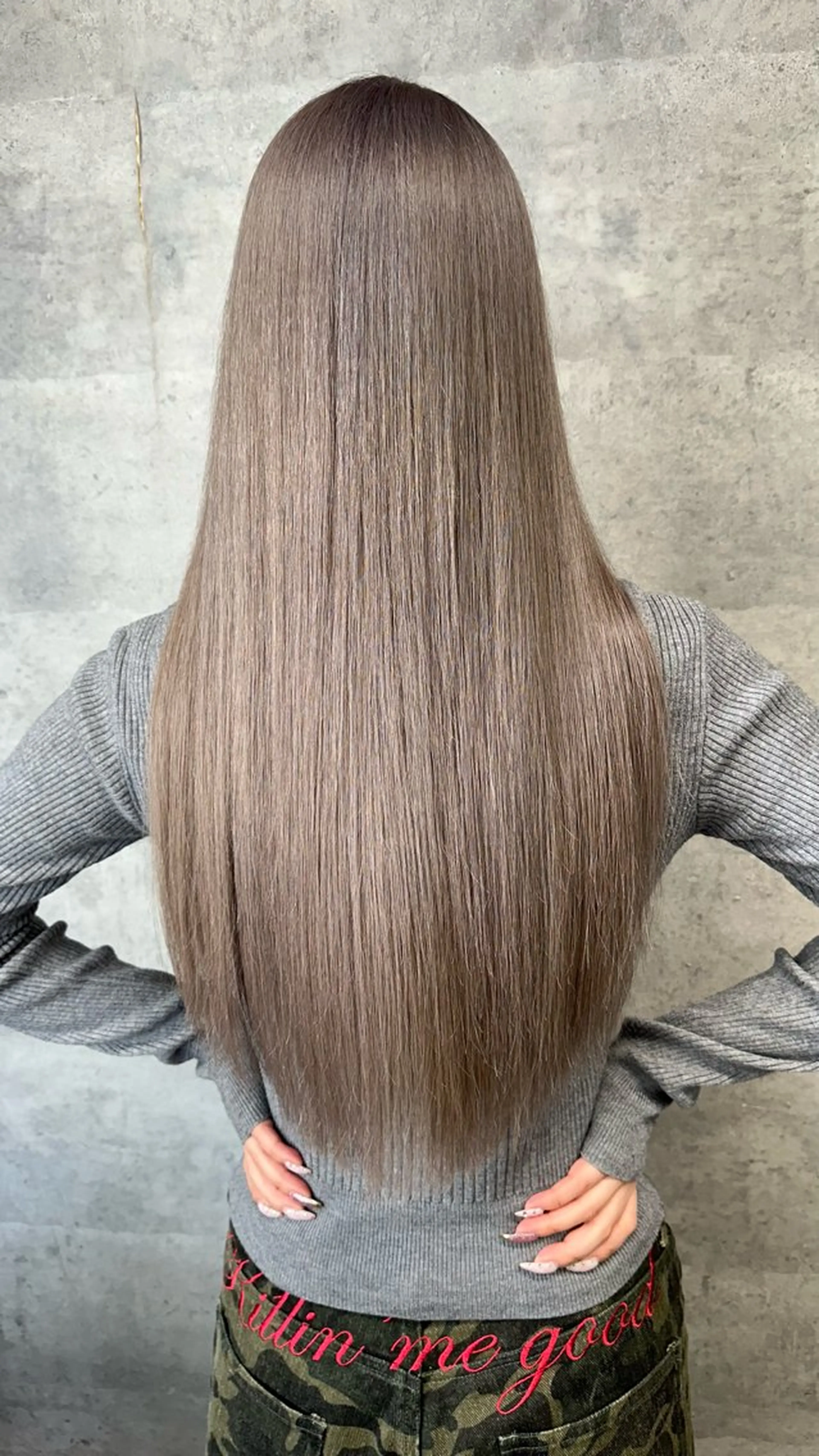 ロング ヘアカラー 藤田 純平のヘアスタイル