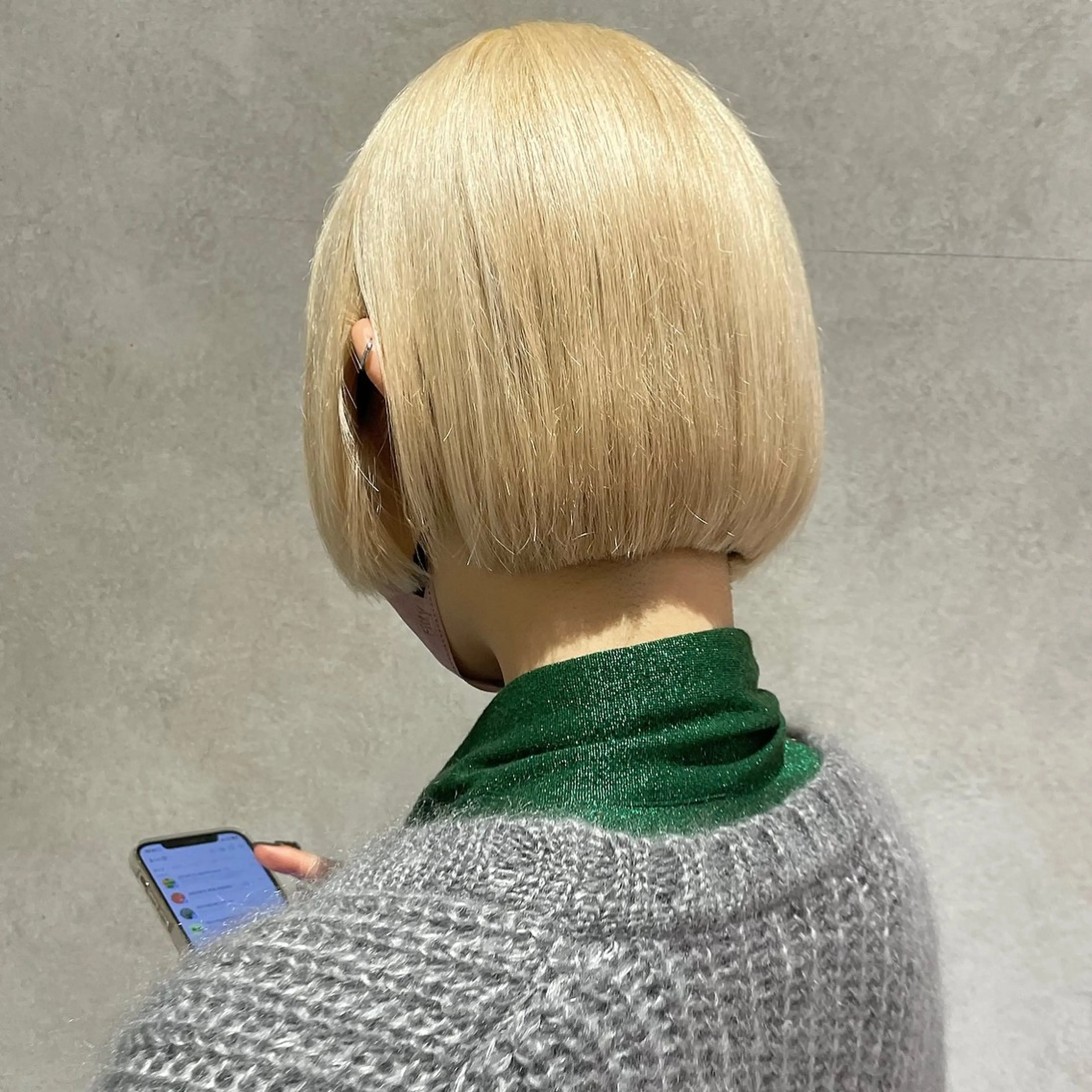 カット+ w color(ブリーチ込)の写真