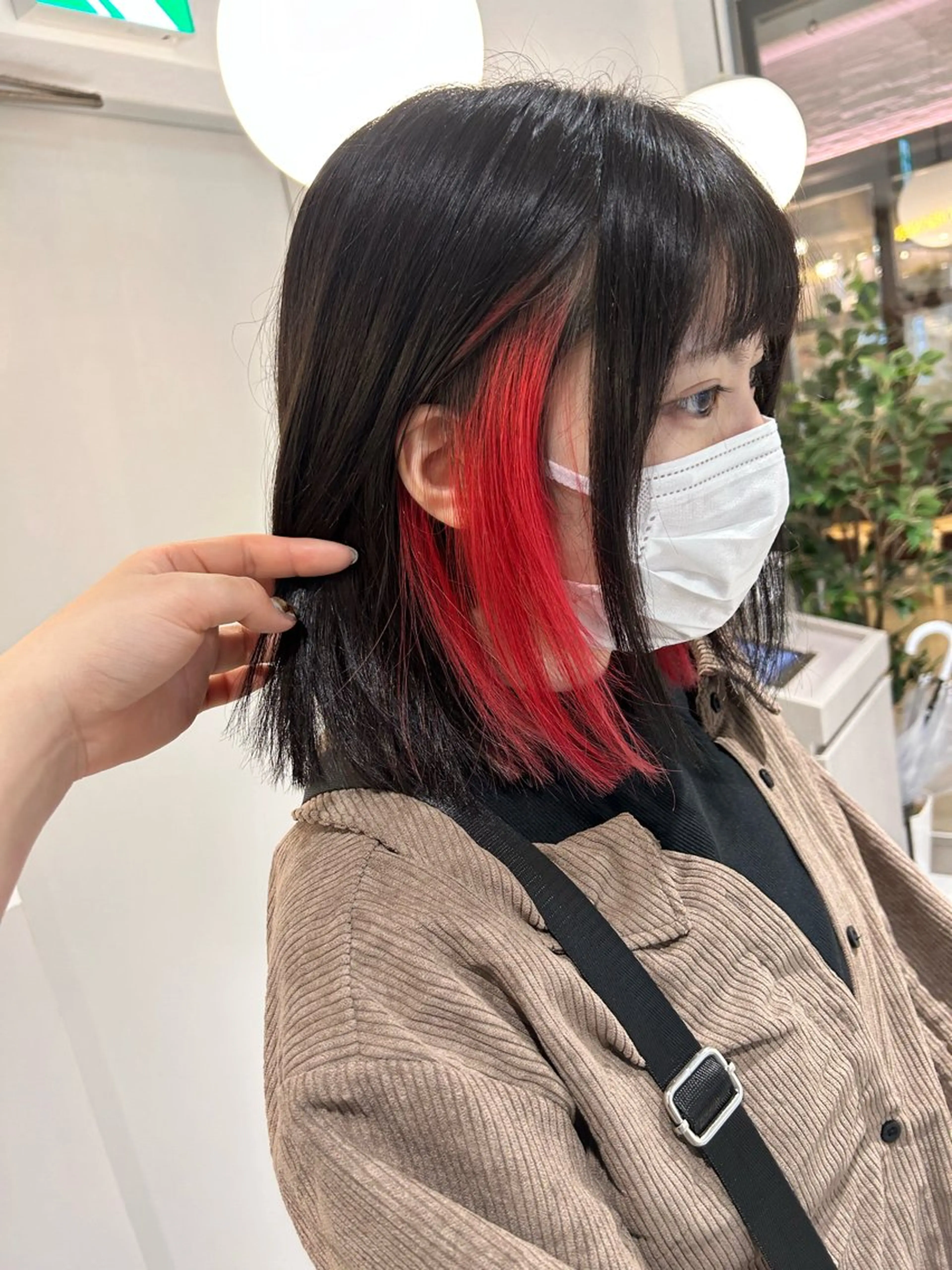 ミディアム カラー ヘアカラー 薄田 珠美のヘアスタイル