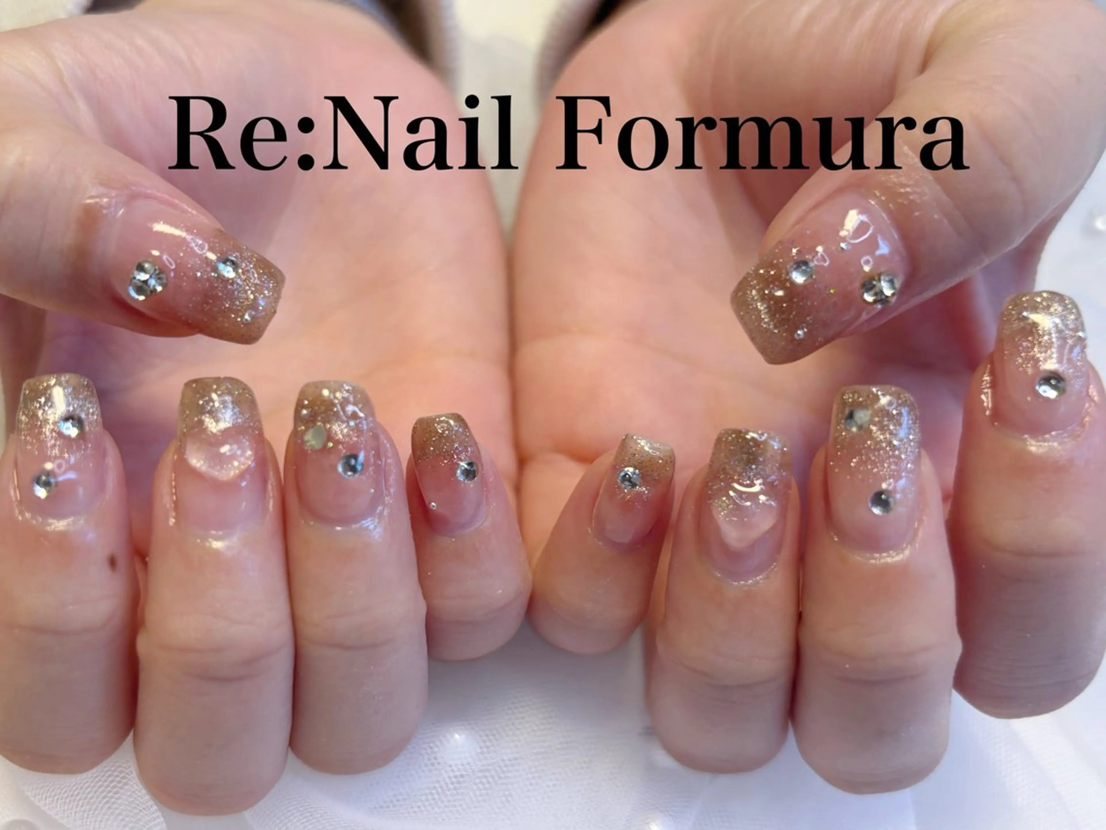 ミディアム ハンドネイル Re:Nail Formula所属・kido chieのネイルデザイン