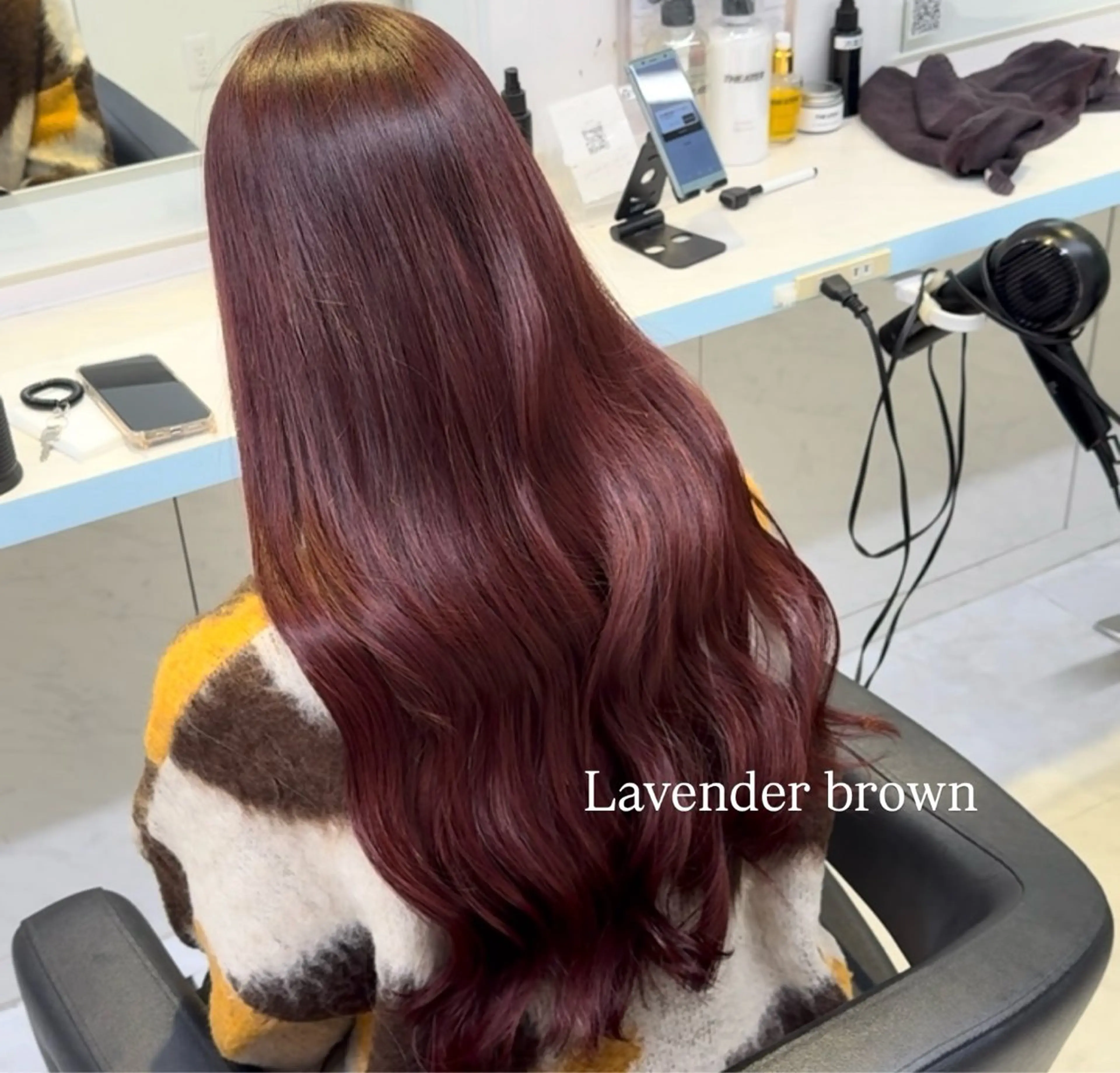 ロング カラー ヘアカラー トリートメント ヘアセット NANA💓韓国ヘア /レイヤー/暖色💓のヘアスタイル