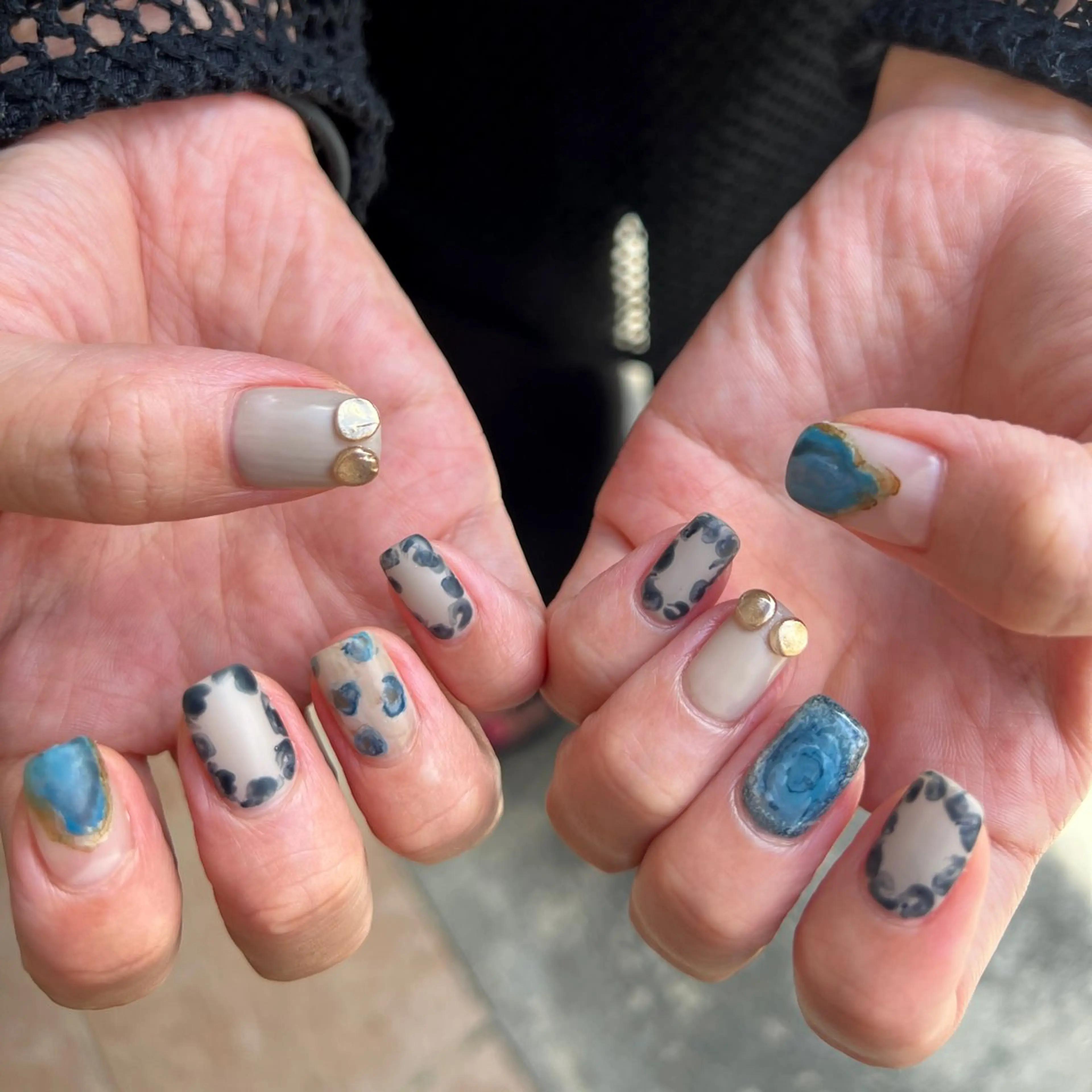 ネイル ハンドネイル ハンドケア Ri.nail オクマトモカのネイルデザイン