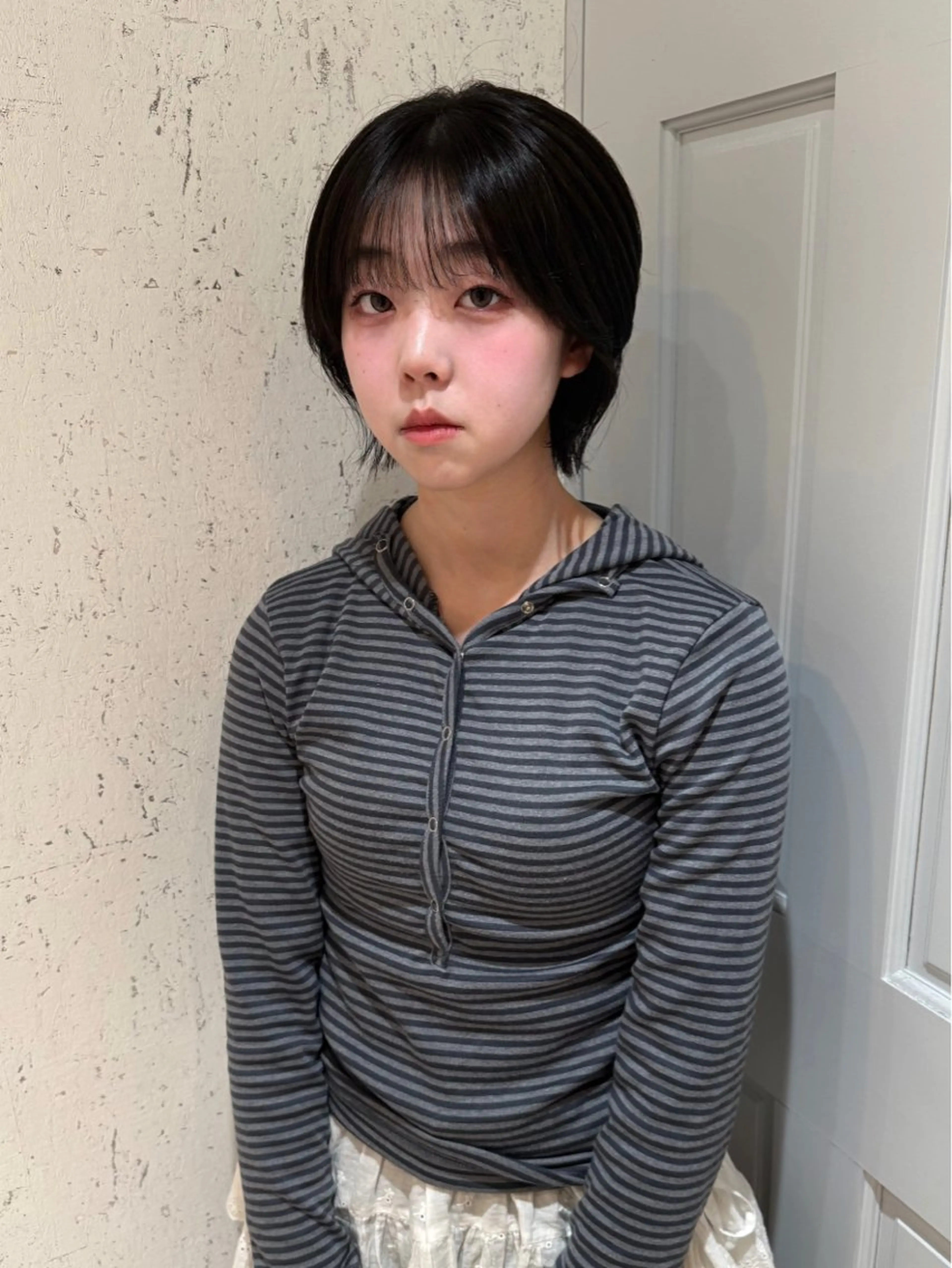 ショート カラー レイヤーカット カット ヘアカラー トリートメント mai / linoah˚✧のヘアスタイル