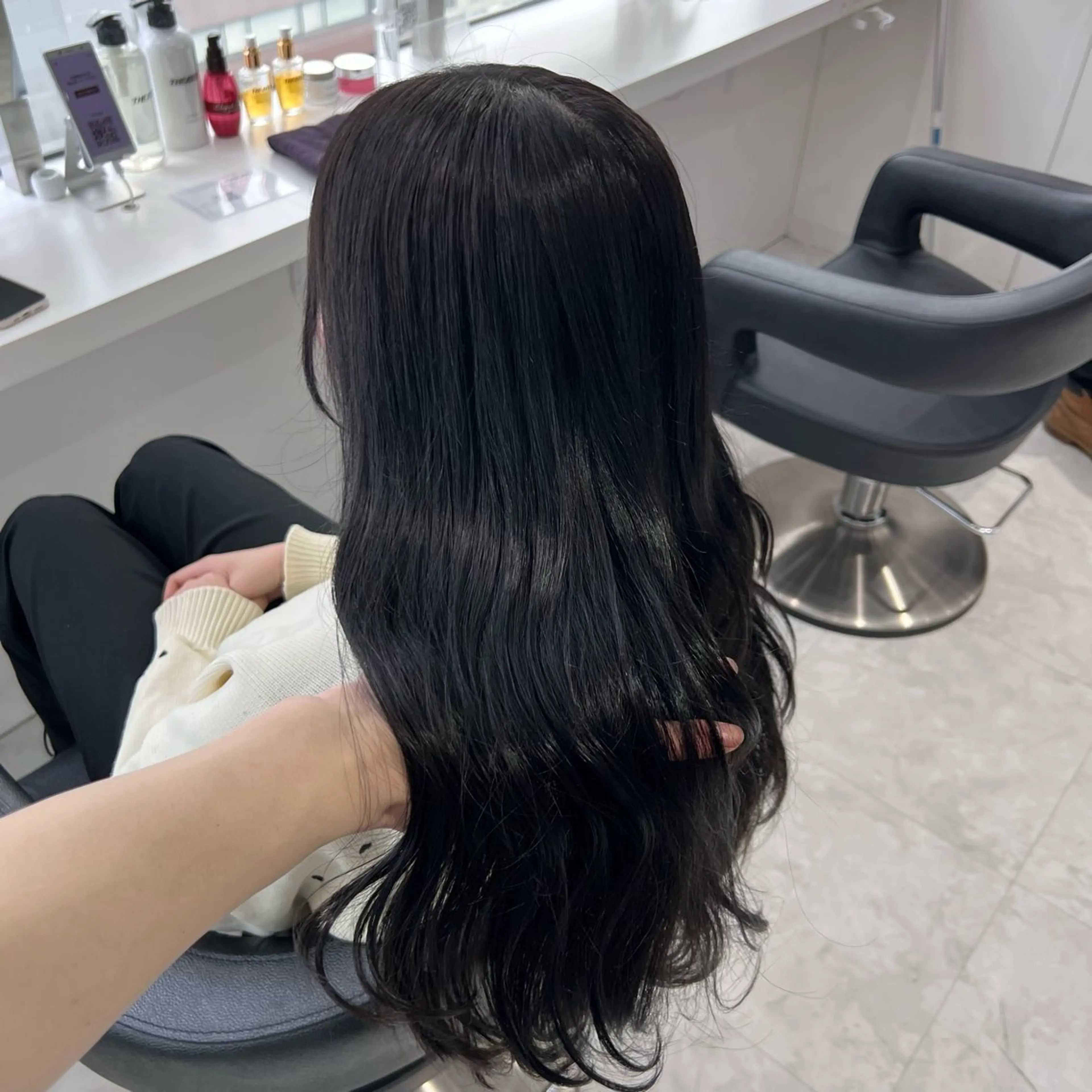 ロング カラー ケアカラー ロング カット パーマ 🐺韓国風メンズ特化 あさひ🐺のヘアスタイル