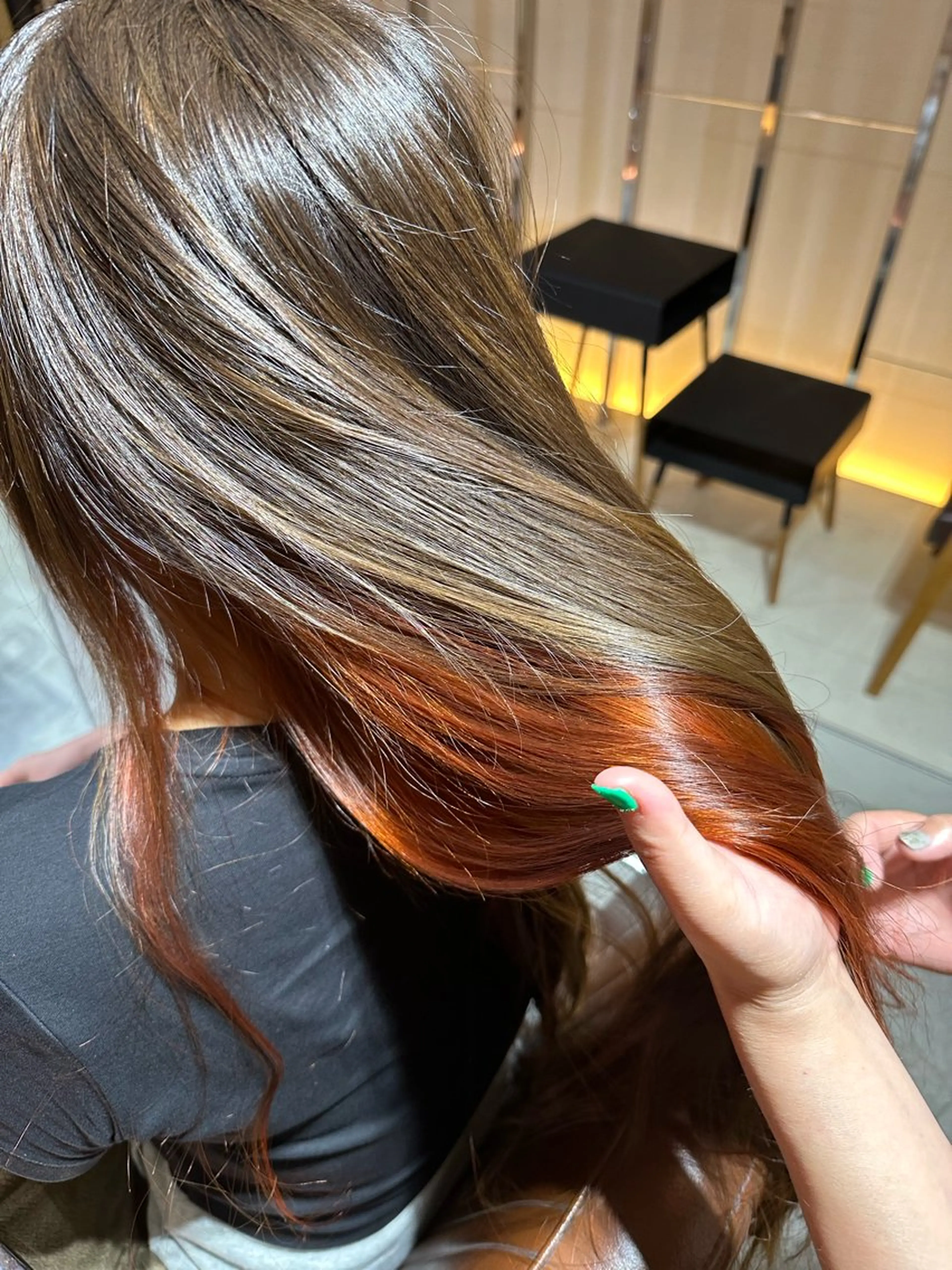 ロング カラー インナーカラー トリートメント パーマ 酸性ストレート/艶髪 /縮毛/sara❄️のヘアスタイル