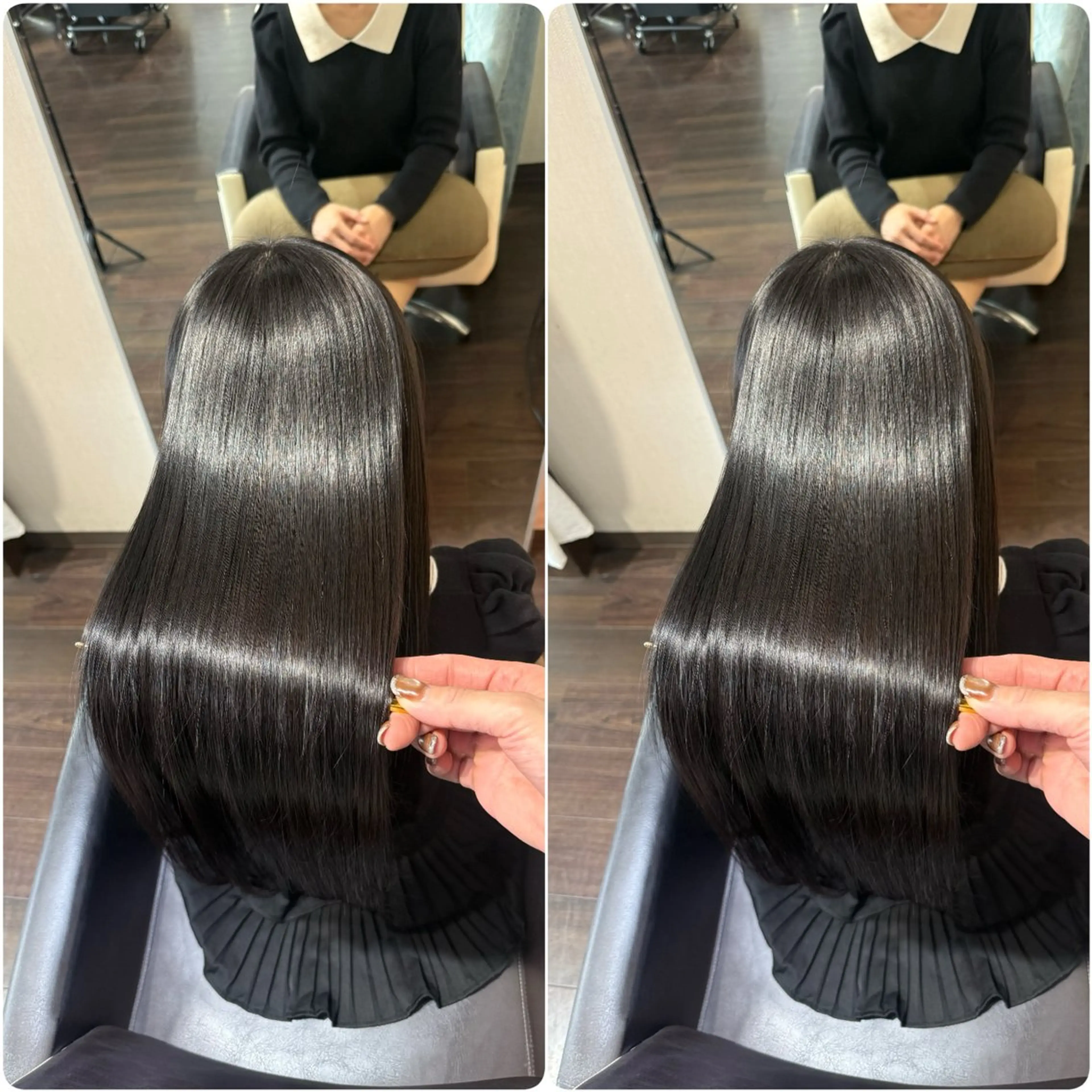 ロング カット 縮毛矯正 トリートメント ヘッドスパ youres hair 髪質改善トリートメント&ヘッドスパ 新宿EAST所属・🌹ULTOWA🌹 髪質改善/縮毛/店長のヘアスタイル