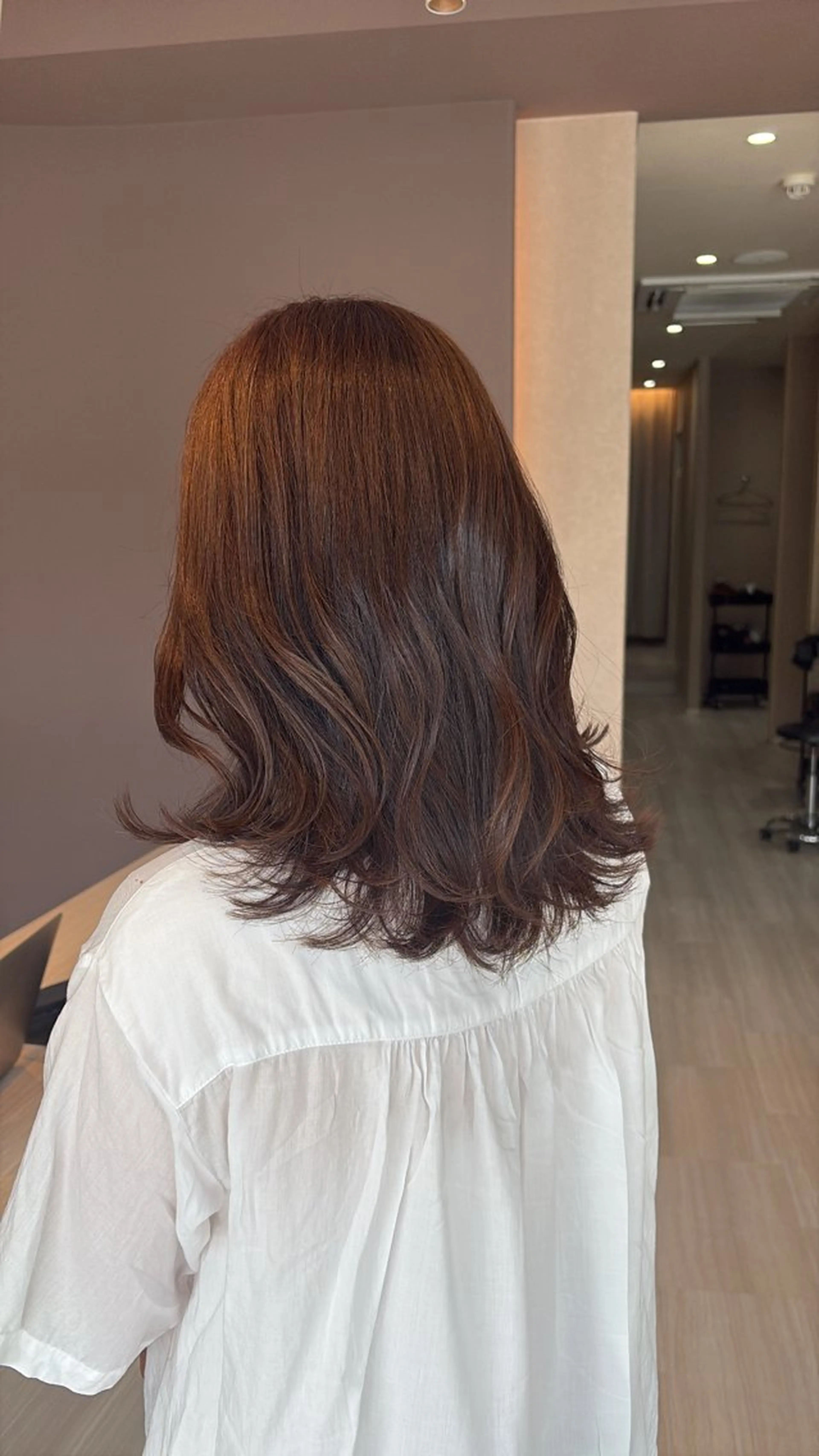 ミディアム カラー 岐阜/各務原 スタイリスト🎀のヘアスタイル