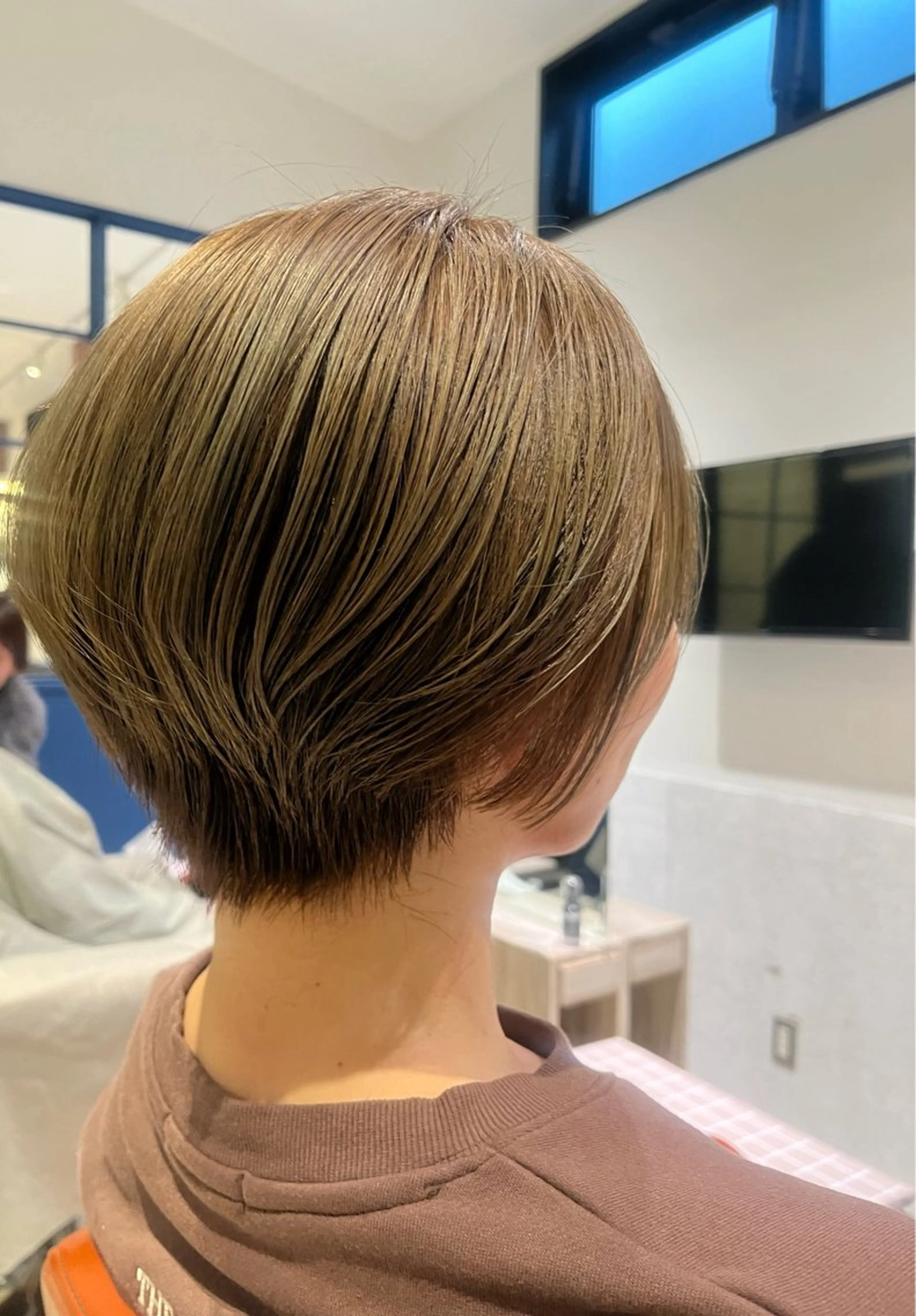 ショート カラー ショート・ボブ・髪 質改善🧡関　玲子のヘアスタイル