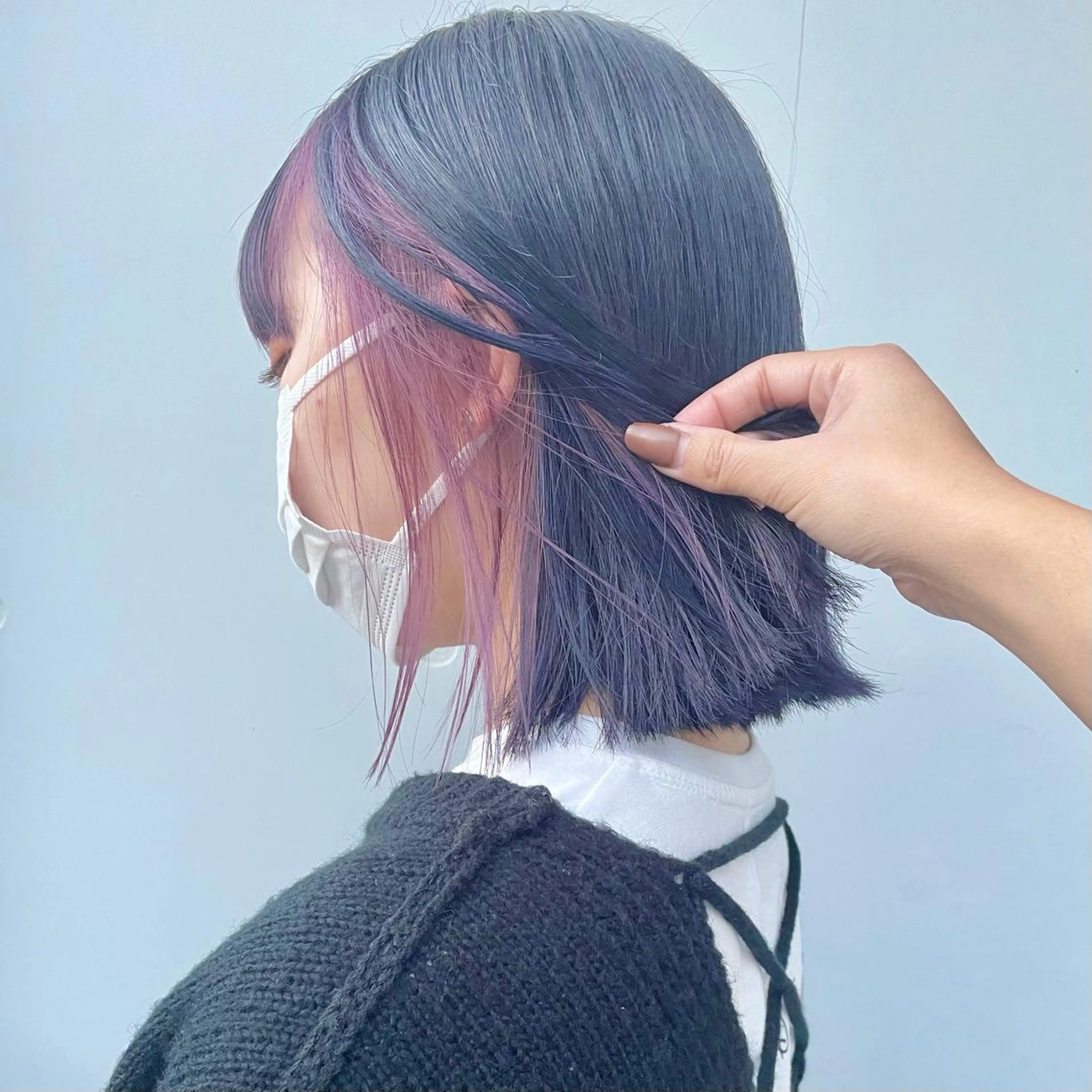 ミディアム カラー アディクシーカラー ブリーチ ケアブリーチ ダブルカラー ハイトーンカラー カット ヘアカラー トリートメント もにか🌞原宿/渋谷 🌝ブリーチカラーのヘアスタイル