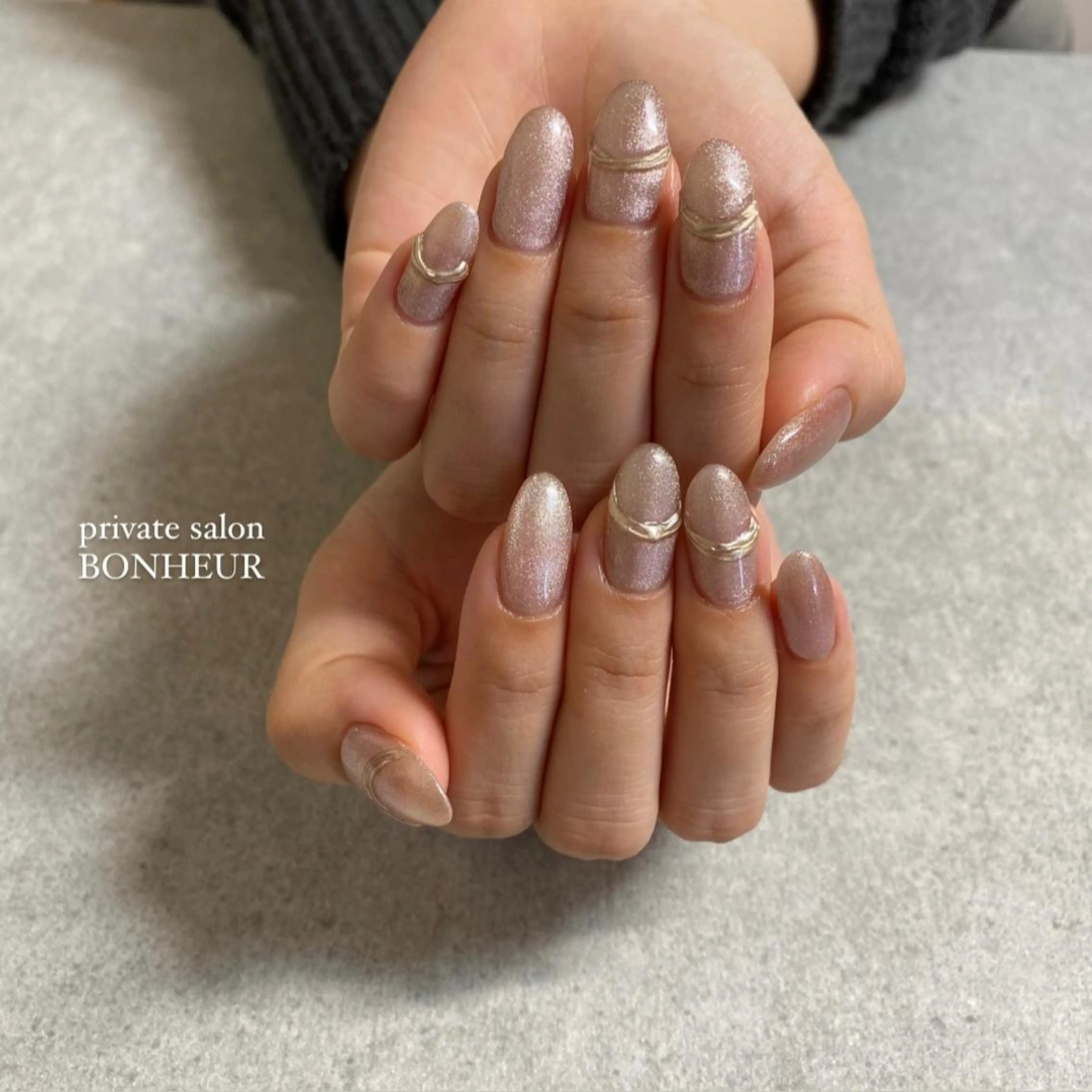 ネイル ハンドネイル BONHEUR Annaのネイルデザイン