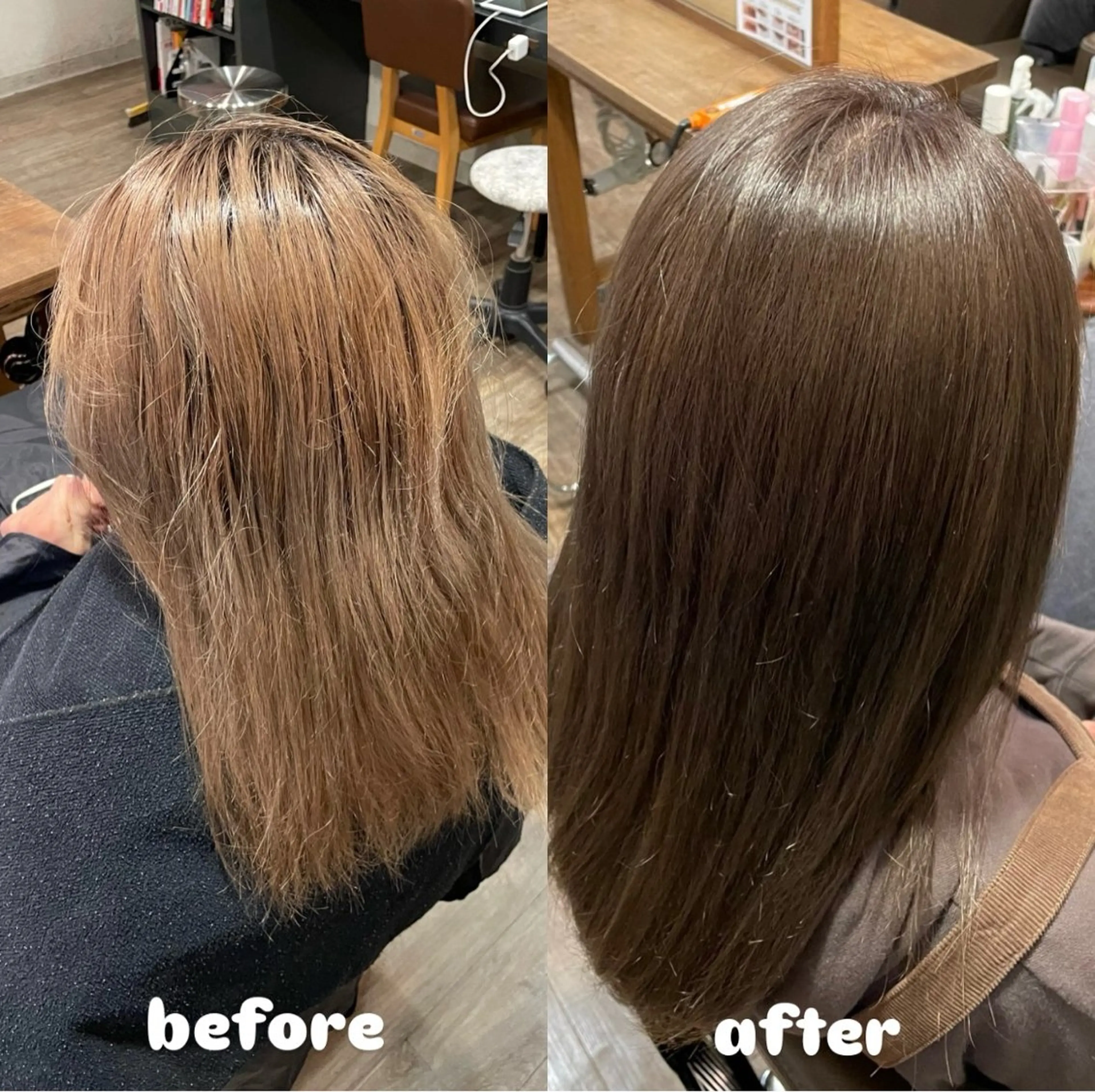 ミディアム カラー bifinoLuce / 松村琉希のヘアスタイル