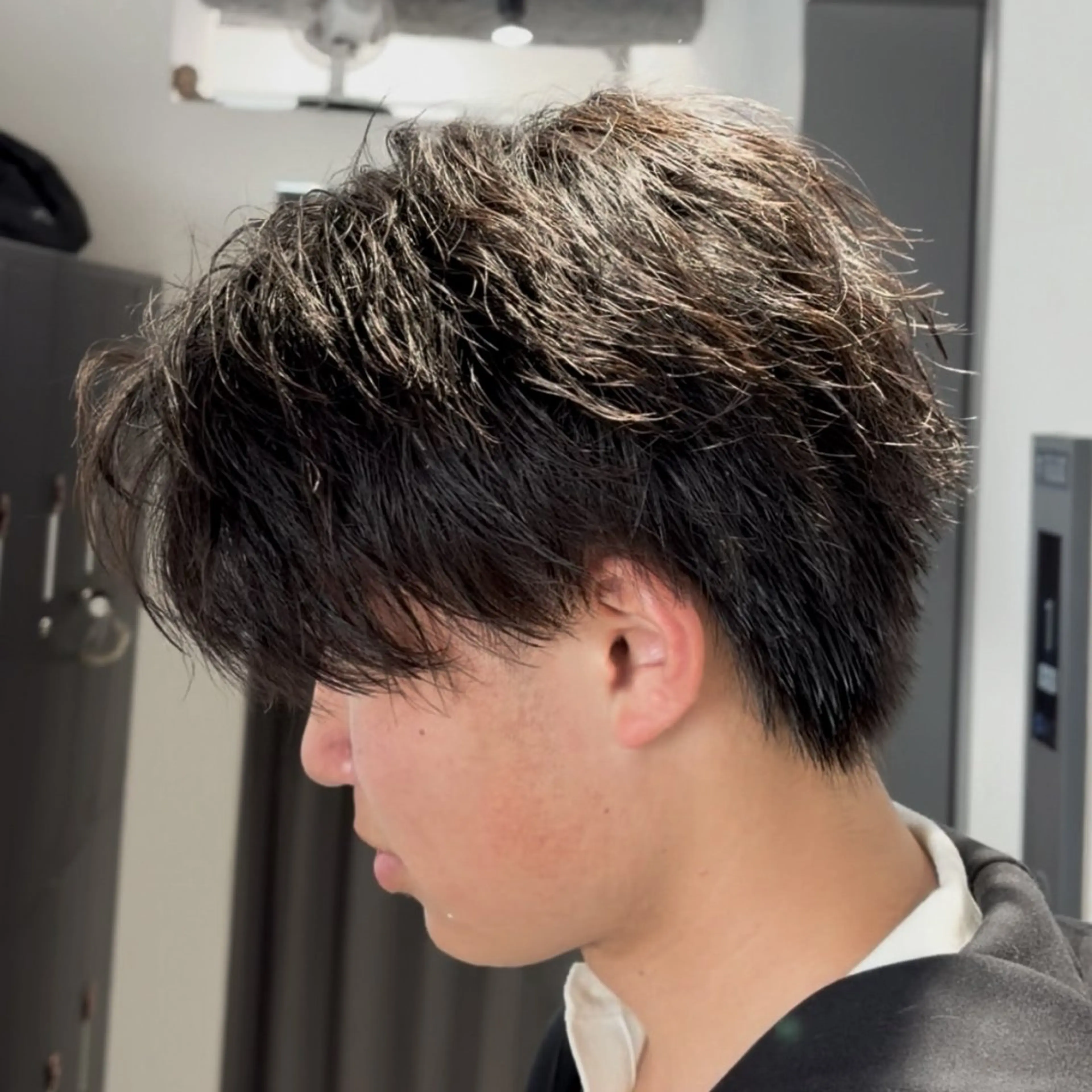 ショート パーマ ショートヘア カット パーマ メンズパーマ Dover島村祐輝のヘアスタイル