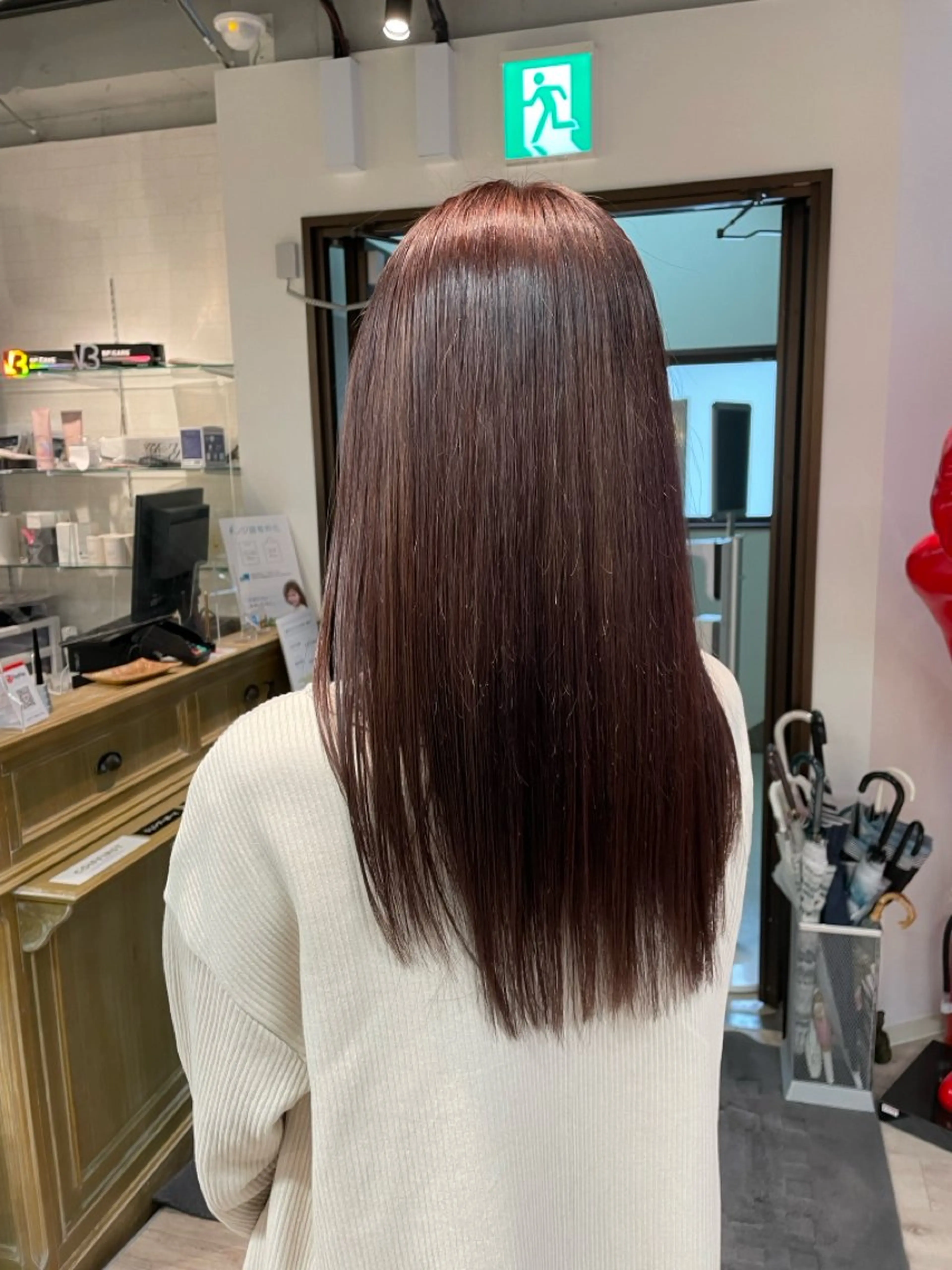 ロング 髪質改善 縮毛矯正 朝野 錬のヘアスタイル