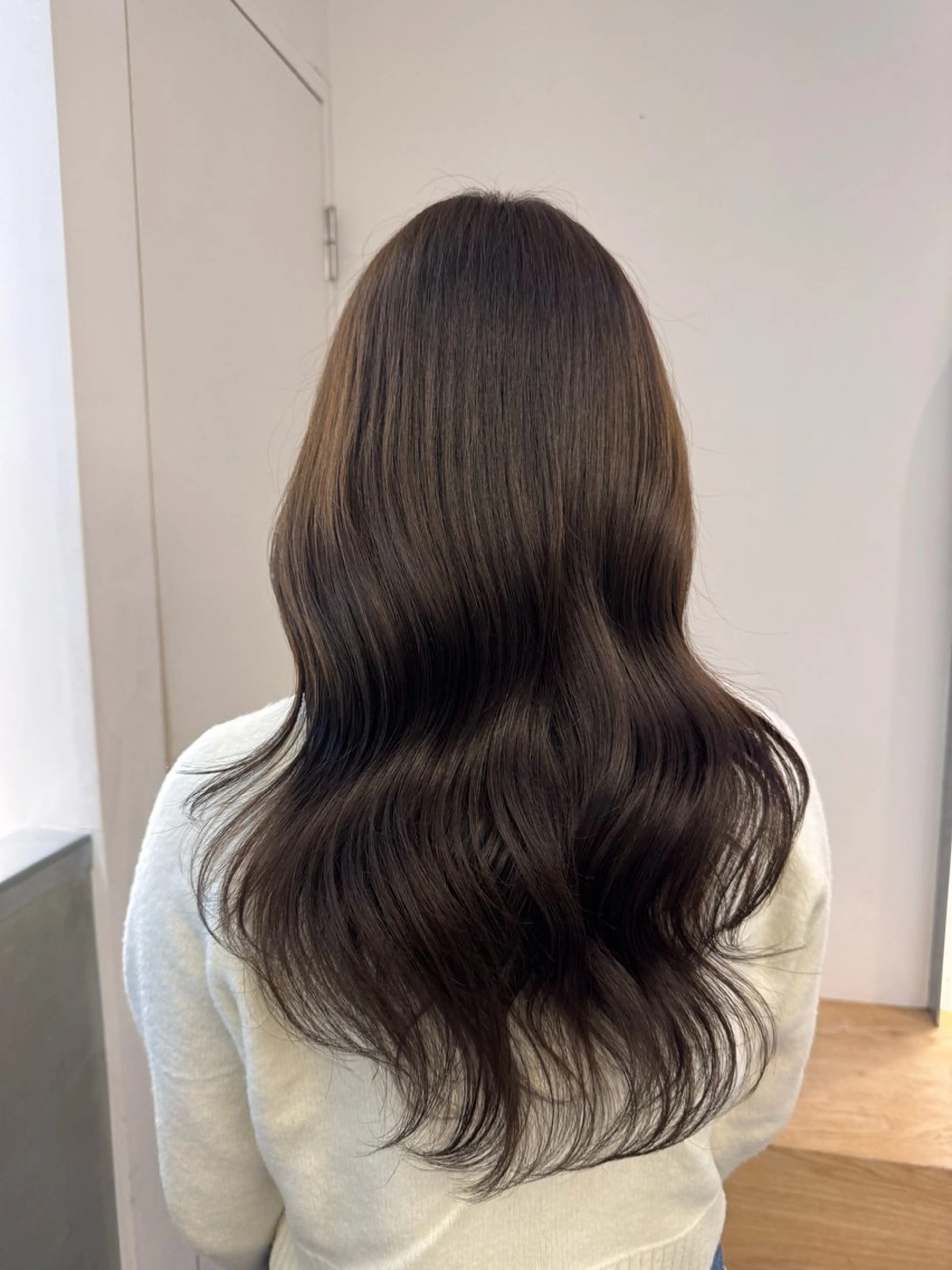 セミロング カット ヘアカラー トリートメント ♡可愛い艶髪特化♡ 艶髪先生のヘアスタイル