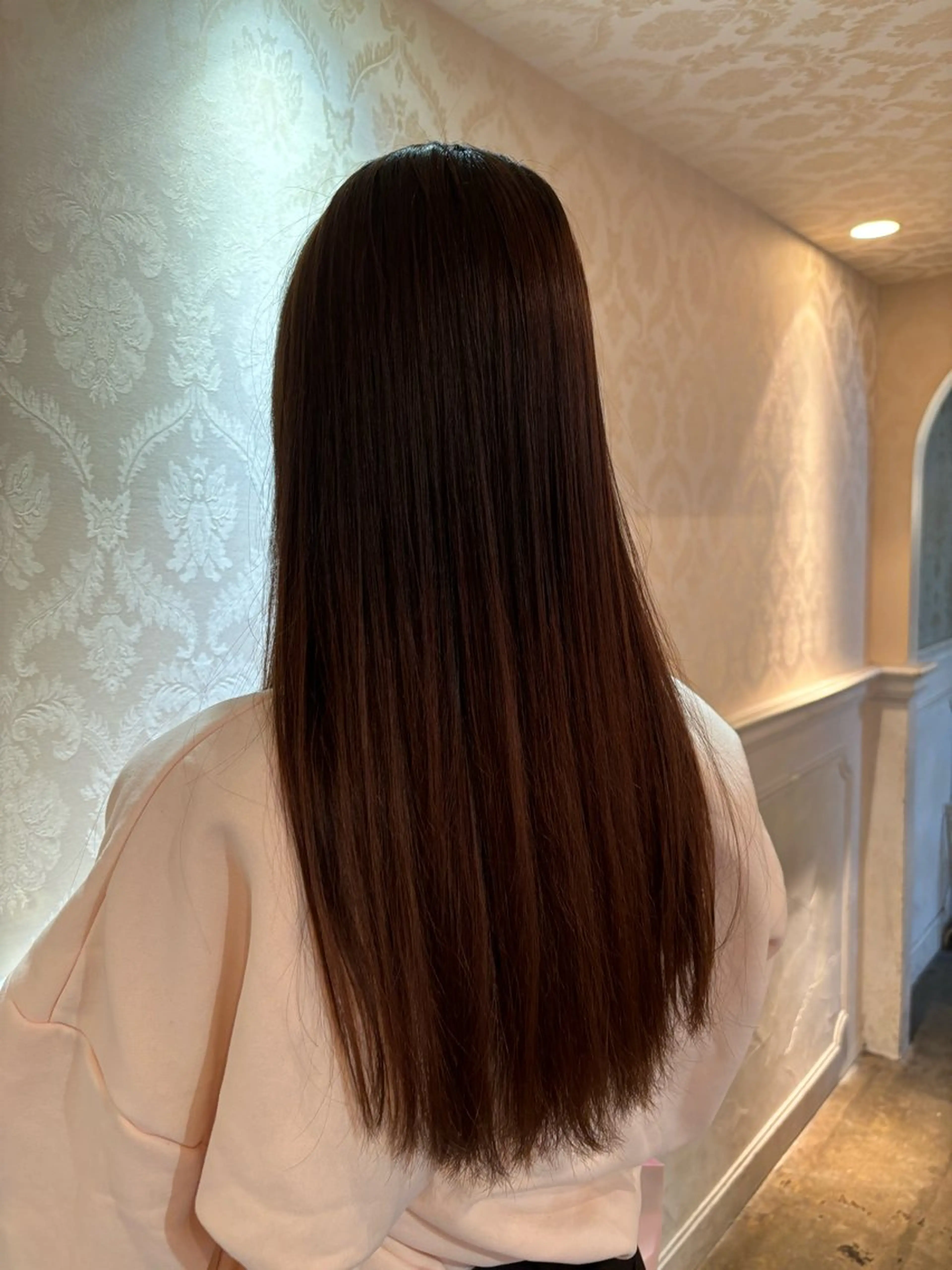 髪質改善カラー ブラウン🤎YUMEのヘアスタイル