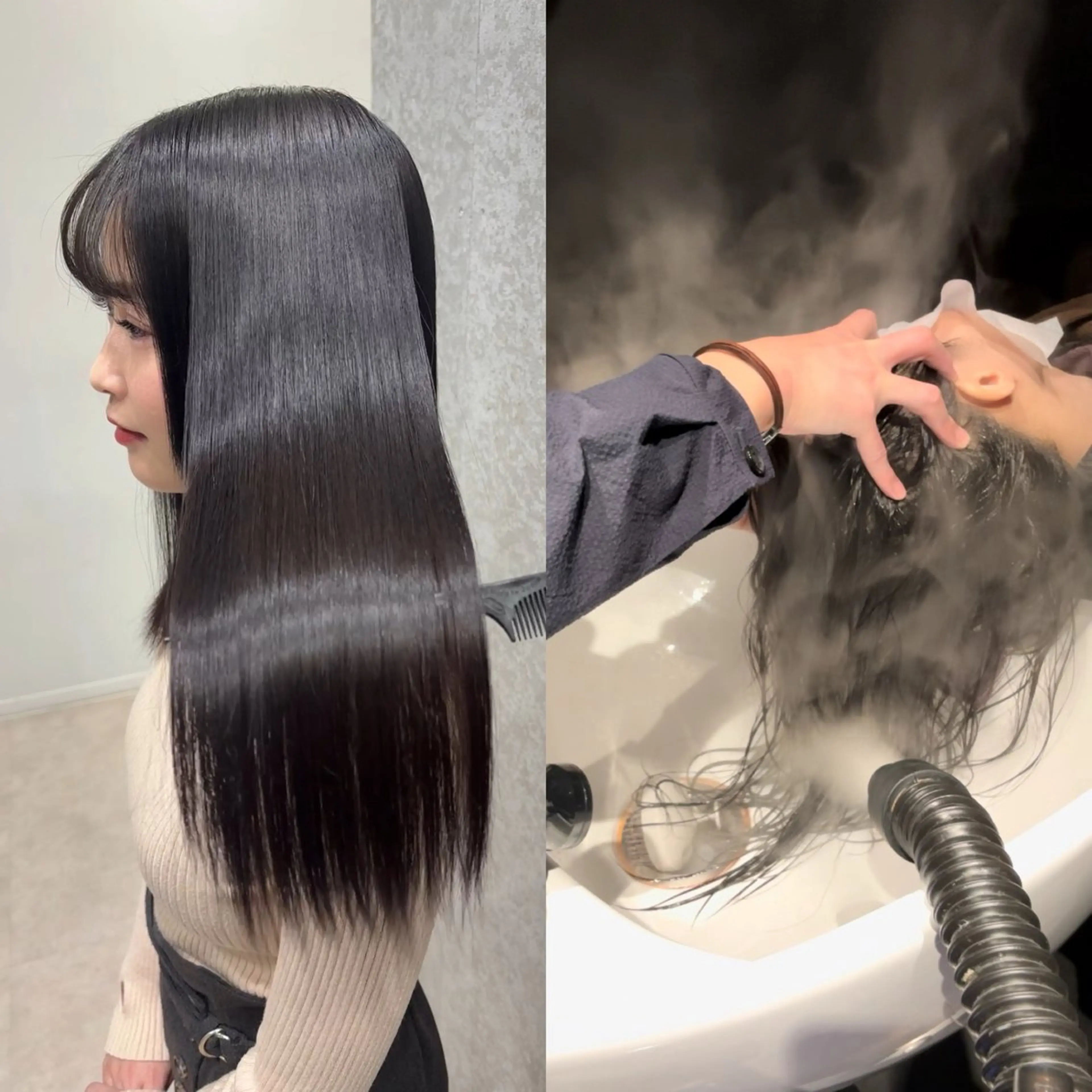 ミディアム 髪質改善 トリートメント 髪質改善ヘアケア 艶髪特化/上田のヘアスタイル