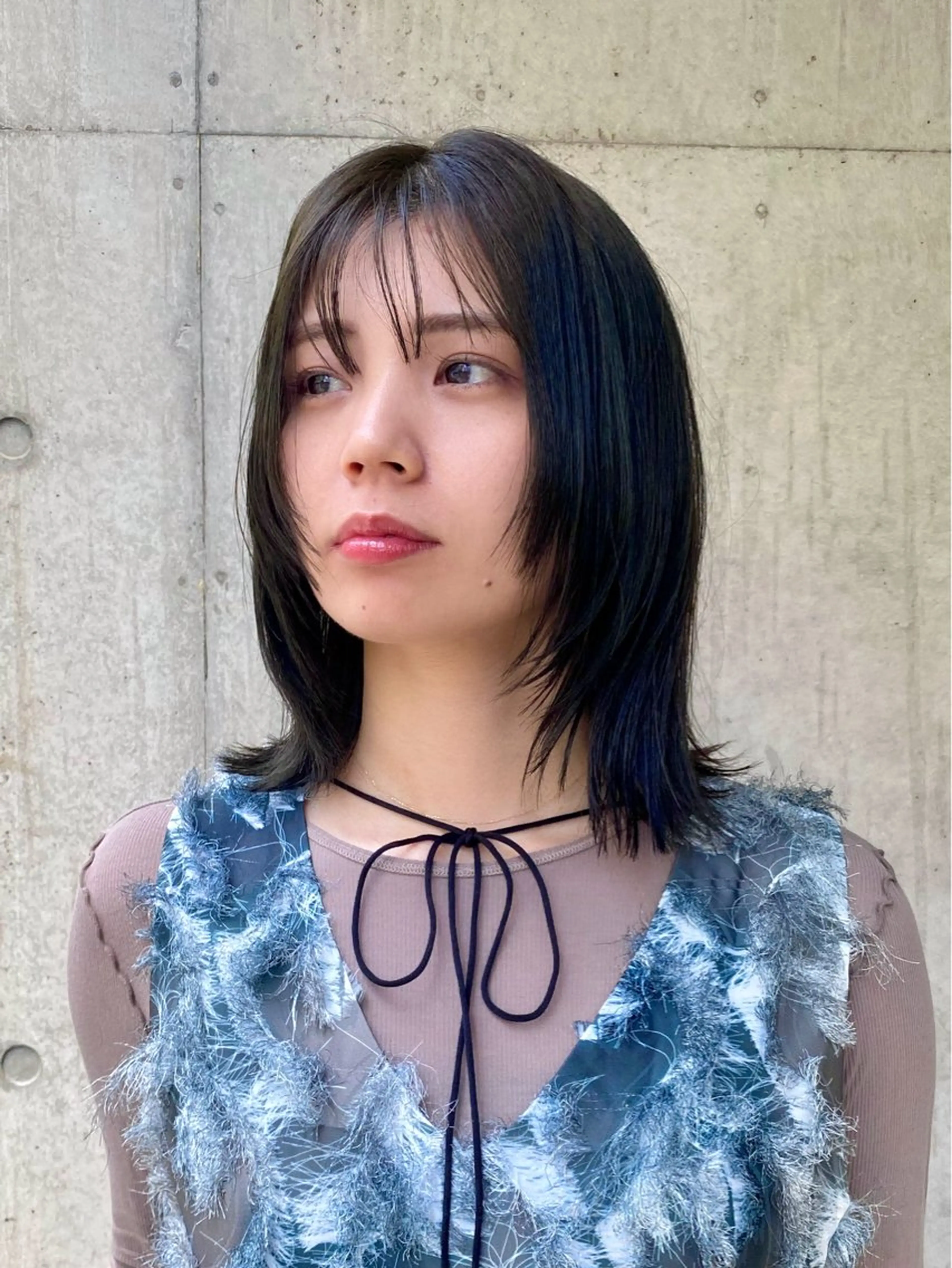 ミディアム カラー Paddle所属・似合わせレイヤー/ ニュアンスパーマ高倉のヘアスタイル