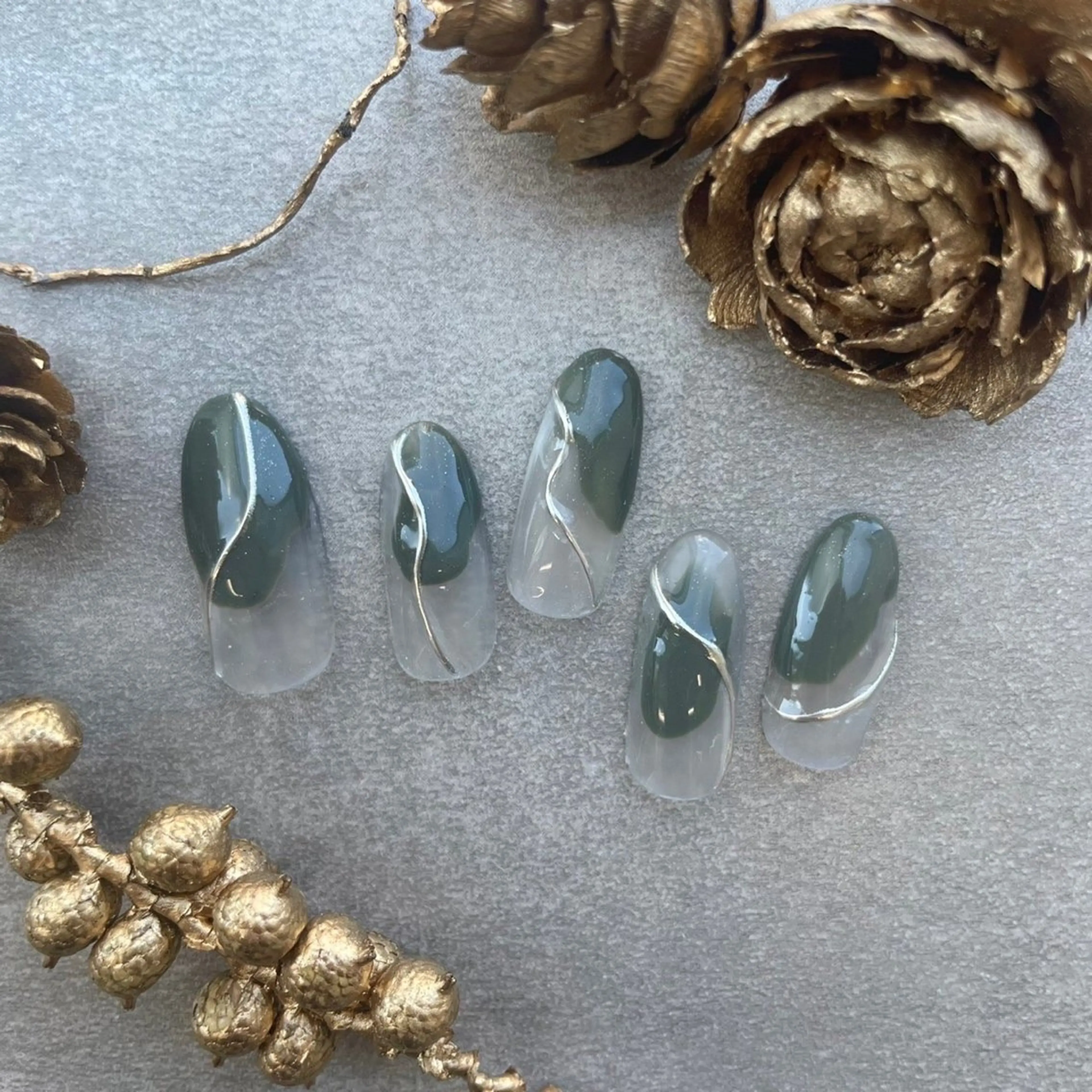 ネイル アートネイル ネイルチップ ⭐︎休業中の練習⭐︎ JNA認定講師髙橋のネイルデザイン