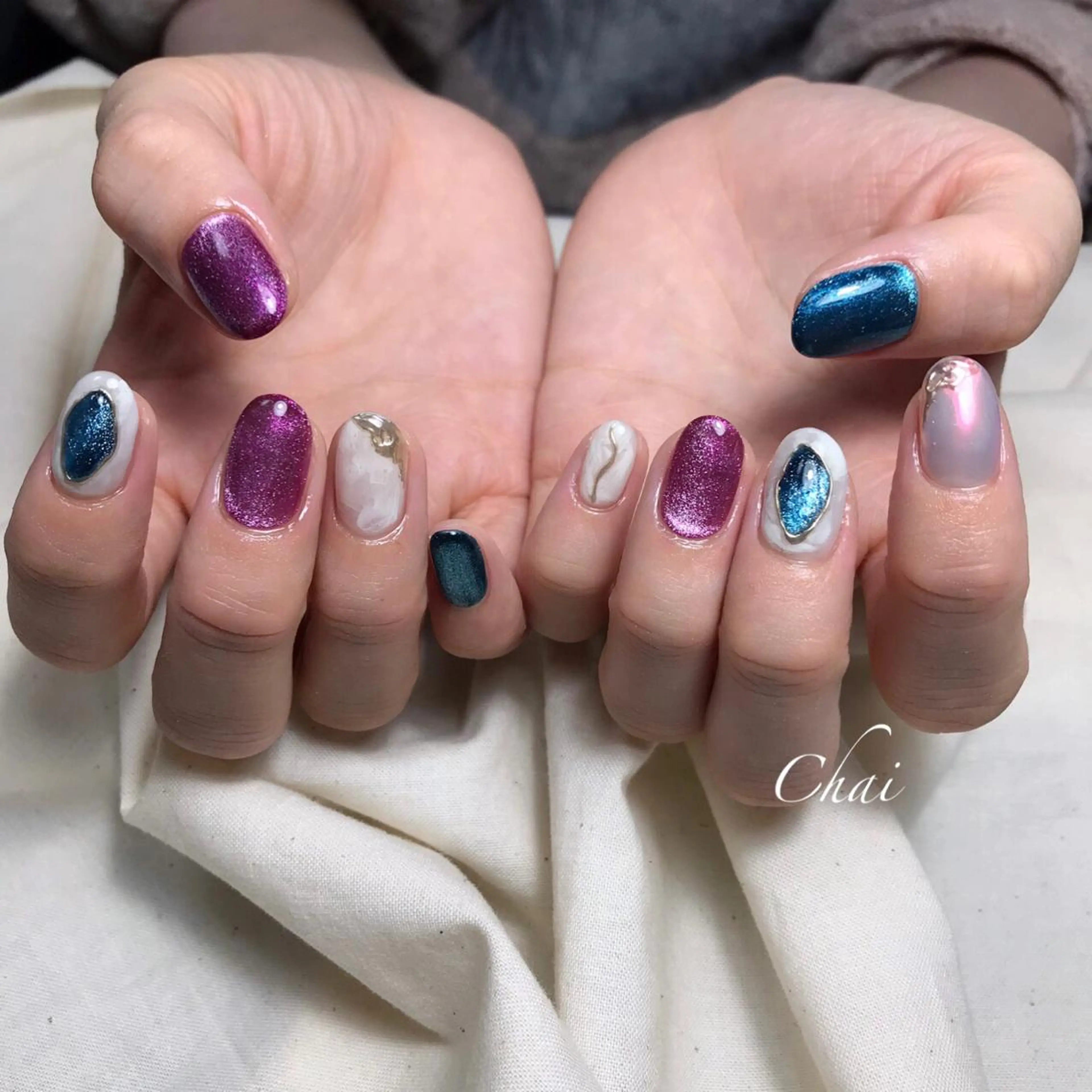 ネイル ハンドネイル 💅chainail _aiのネイルデザイン