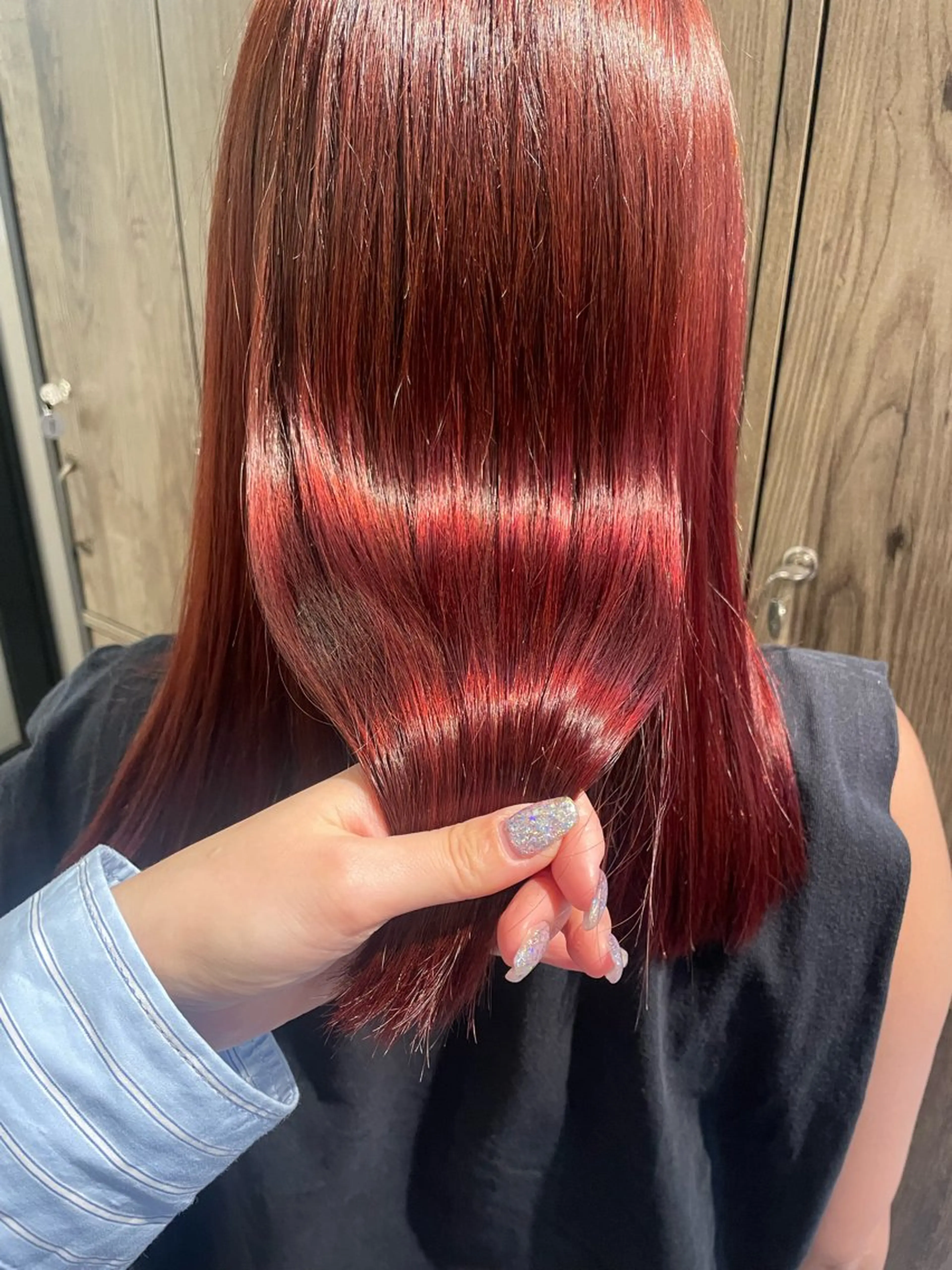 ロング 原 麻耶のヘアスタイル