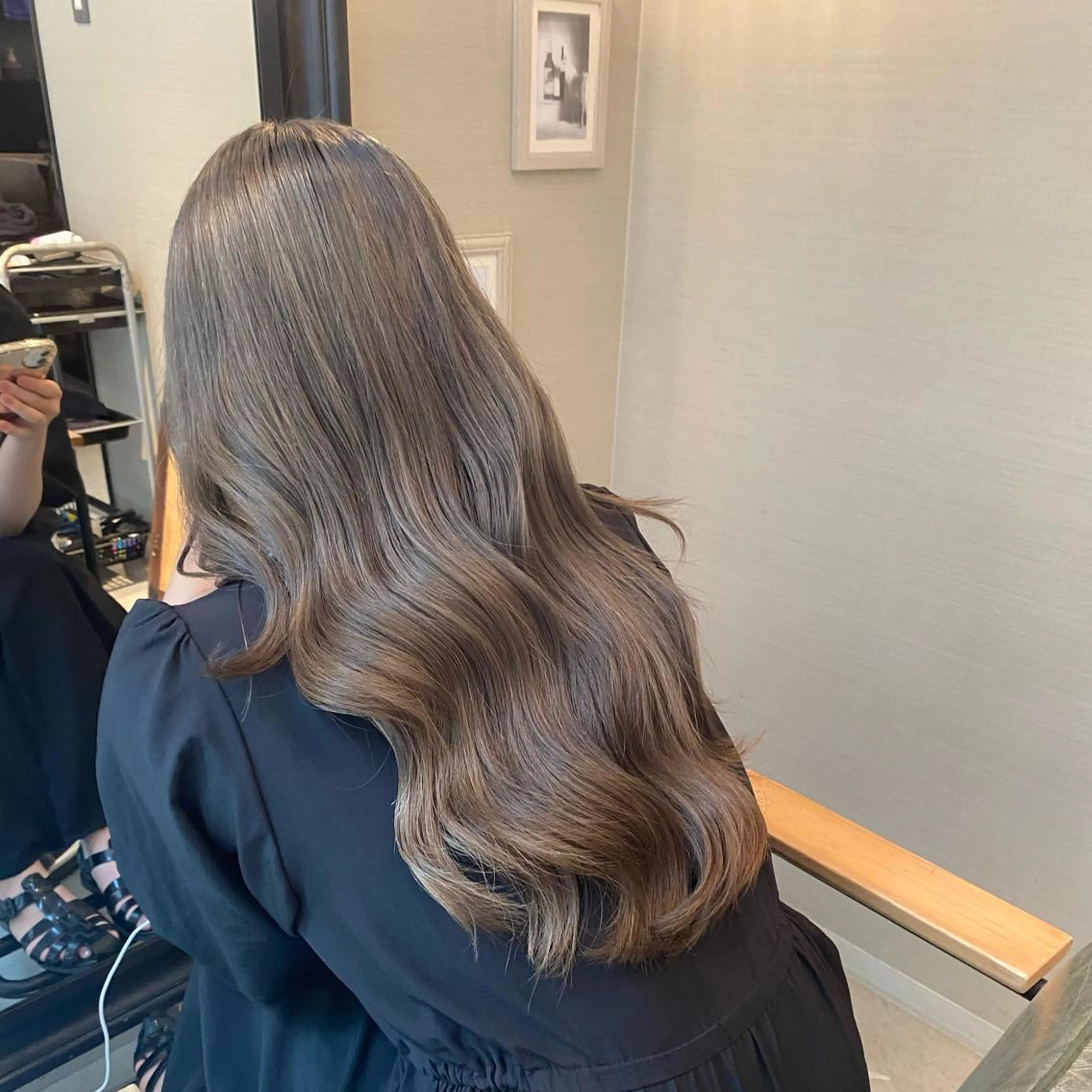 ロング 【髪質改善】カラー 韓国ヘア🎀RISAのヘアスタイル