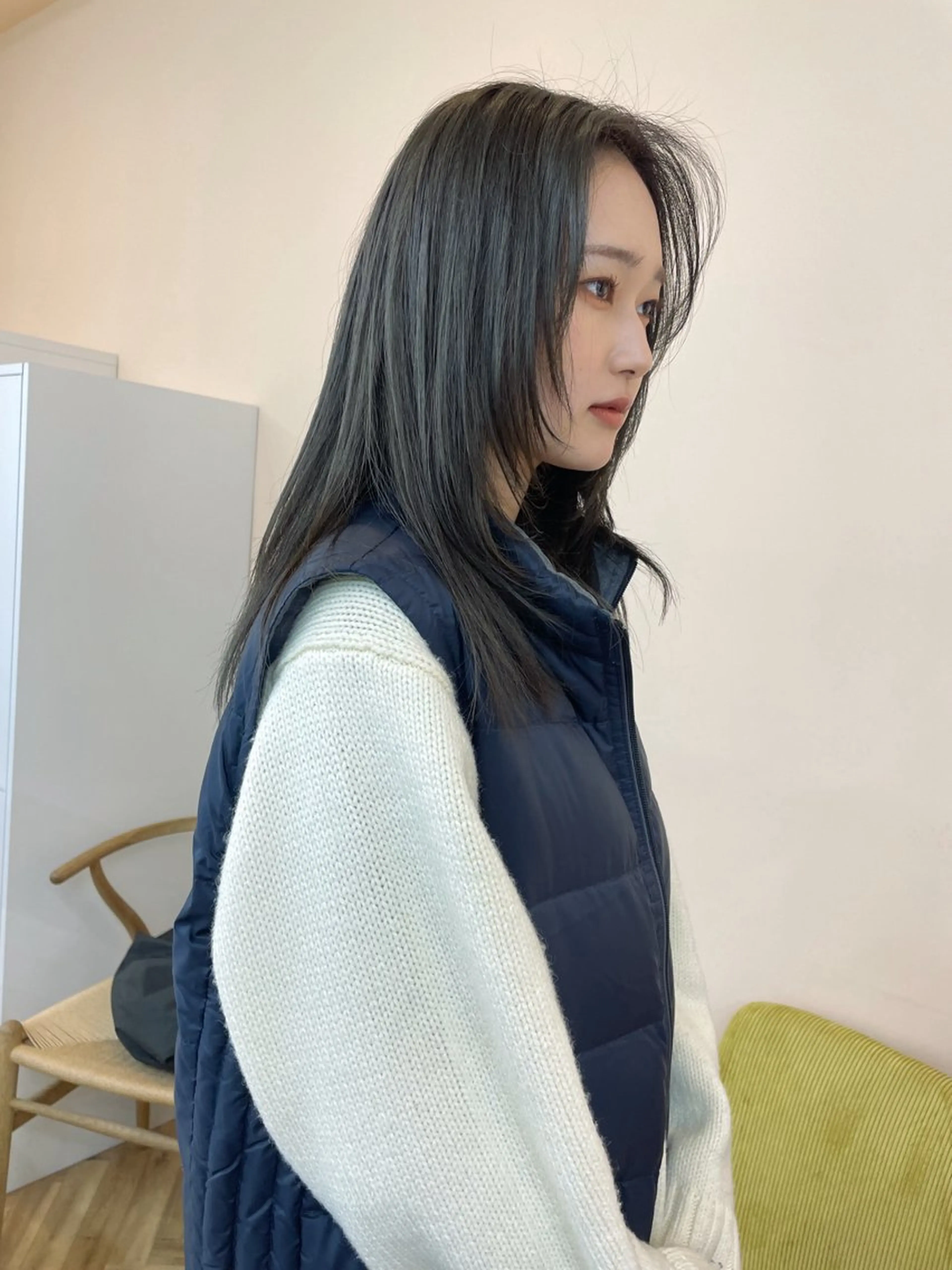 セミロング ヘアカラー ボブカットモデル/パ ーマ/harunaのヘアスタイル