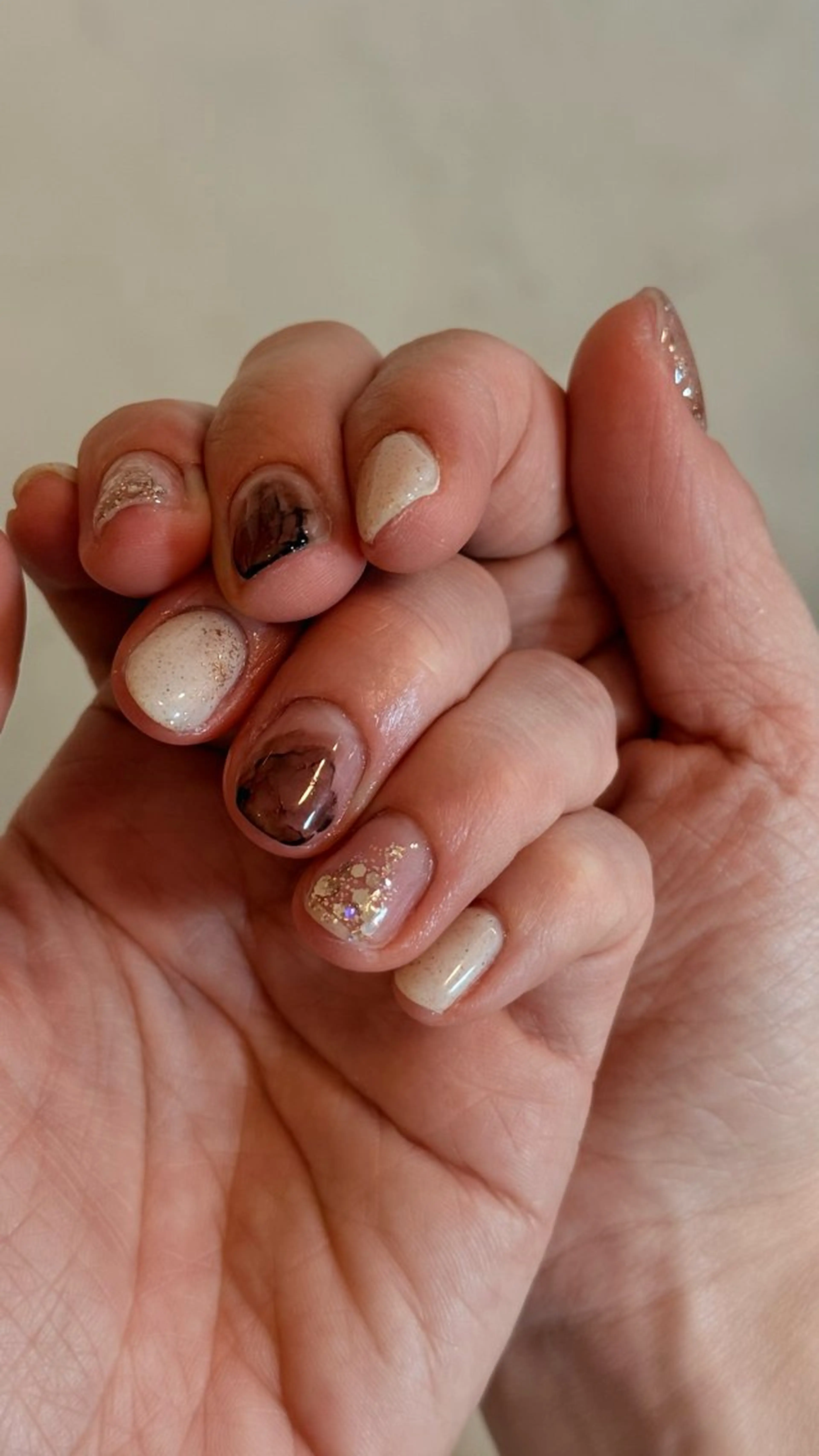 ネイル ブラウン ＆robe mayumiのネイルデザイン