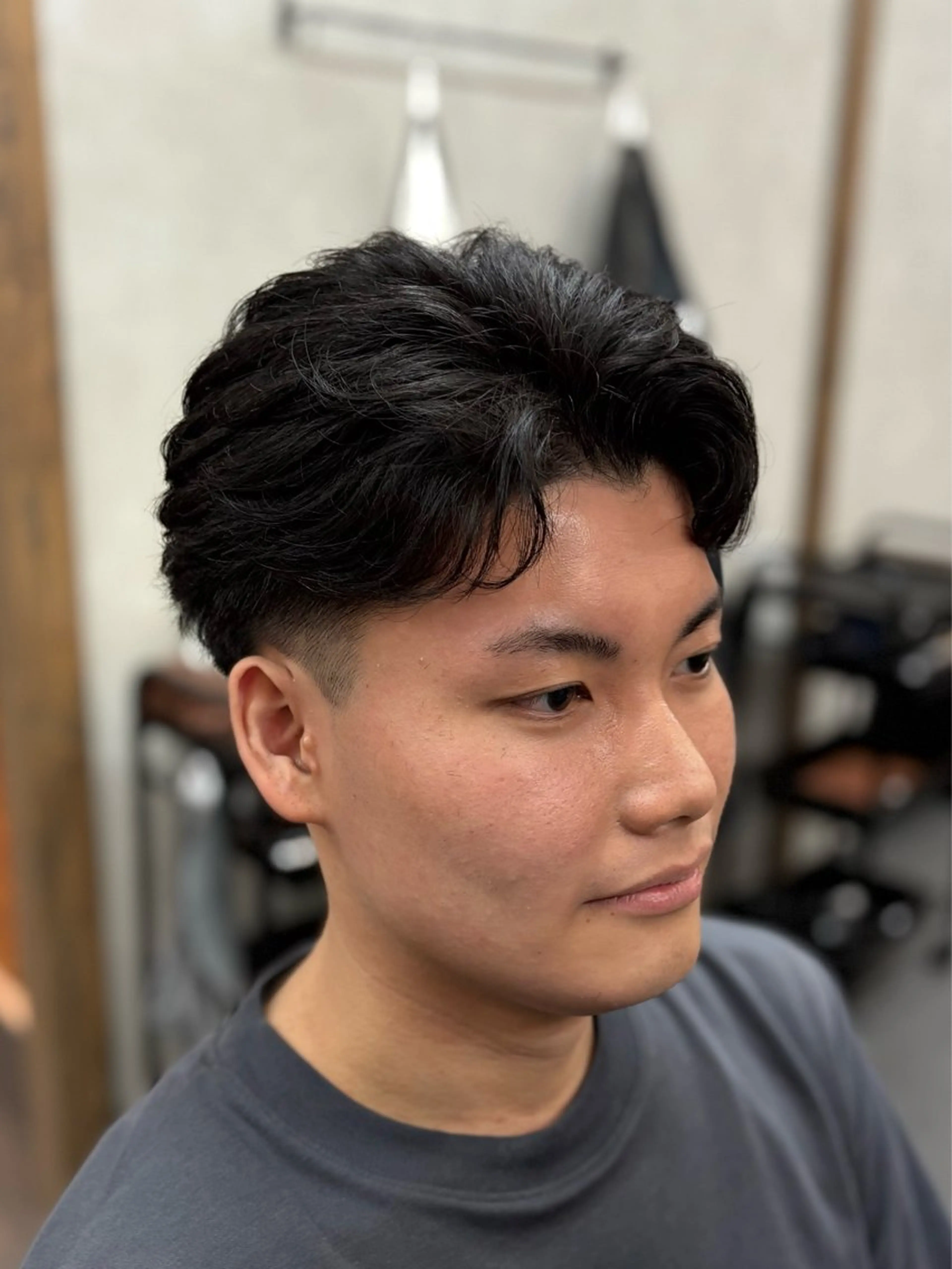 ショート メンズ フェードカット カット メンズサロン Aso bee 桑原 剛志のヘアスタイル