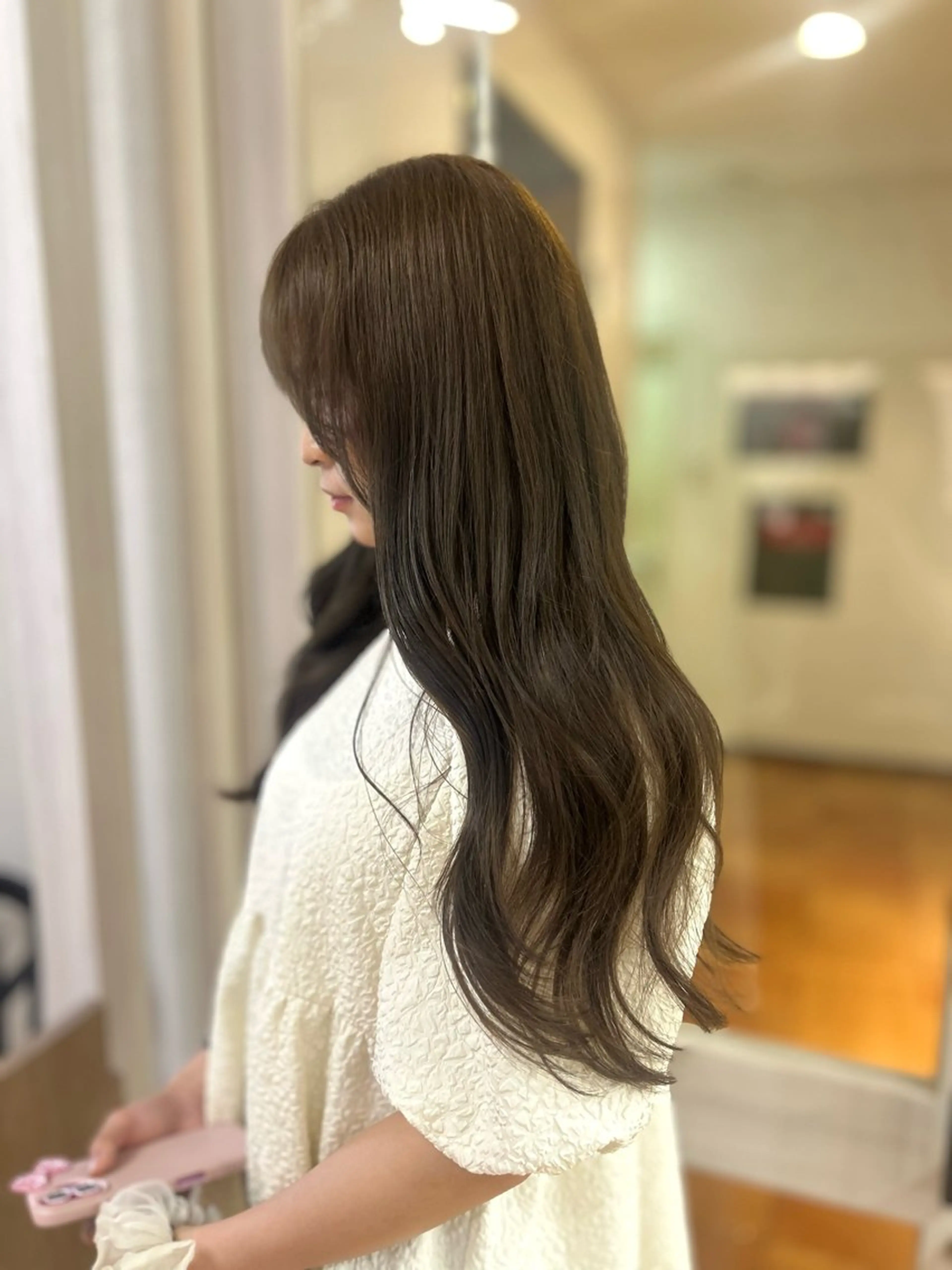 カラー ベージュカラー ヘーゼル ヘアカラー トリートメント 🎀透明感/レイヤ ー/Kotona🎀のヘアスタイル